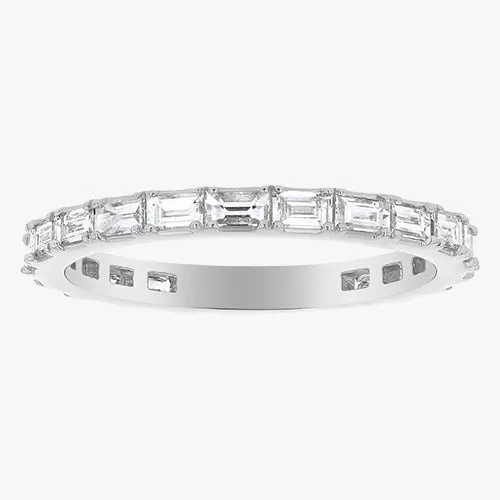 14K H-I/SI Eternity Baguette Diamond Band Ring