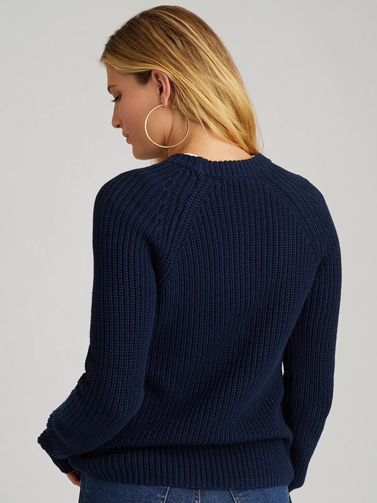 525 America Jane Pullover Sweater in Dark Blue