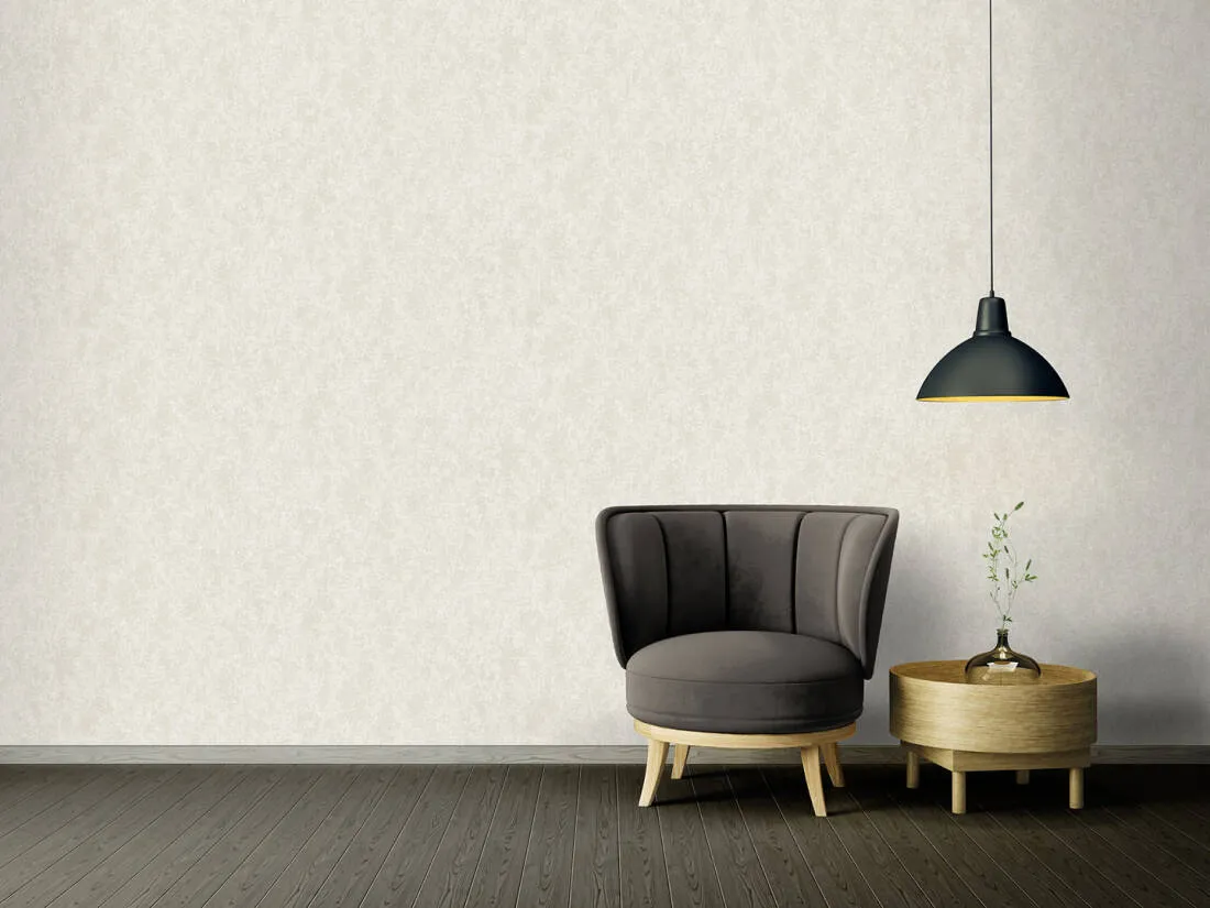 Abstract Shapes Textured Luxury Wallpaper in Soft Grey/Metallic