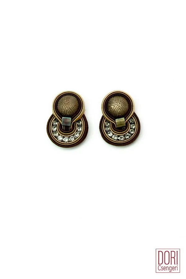 Affinity Vintage Button Earrings