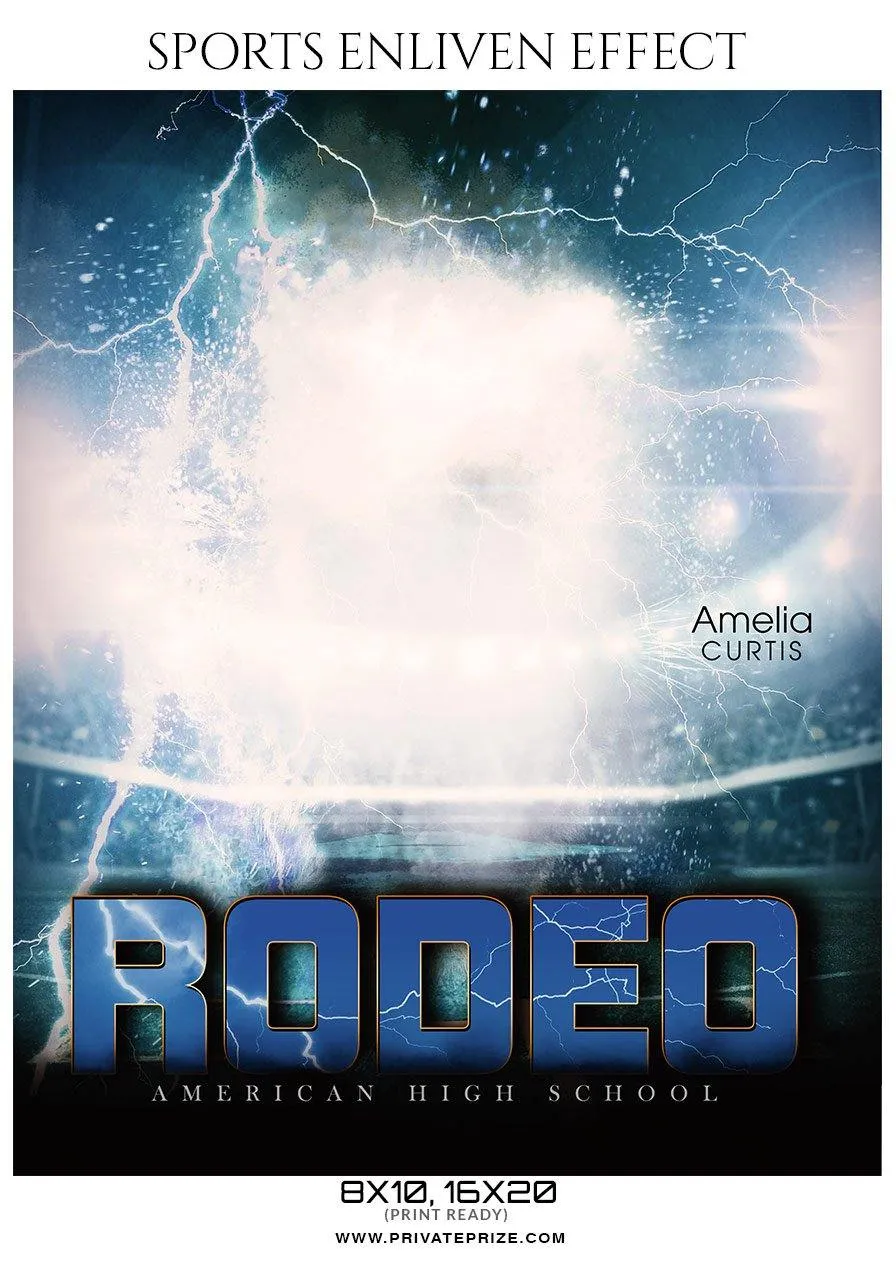 Amelia Curtis - Rodeo Sports Enliven Effects Photography Templates