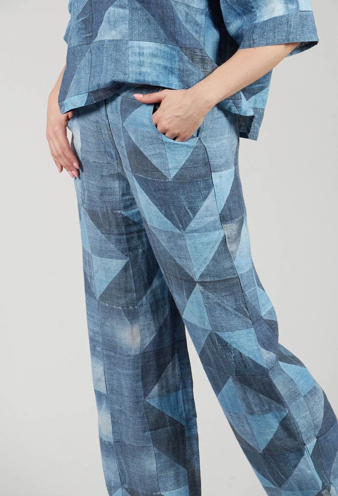 Amoni Trousers in Denim