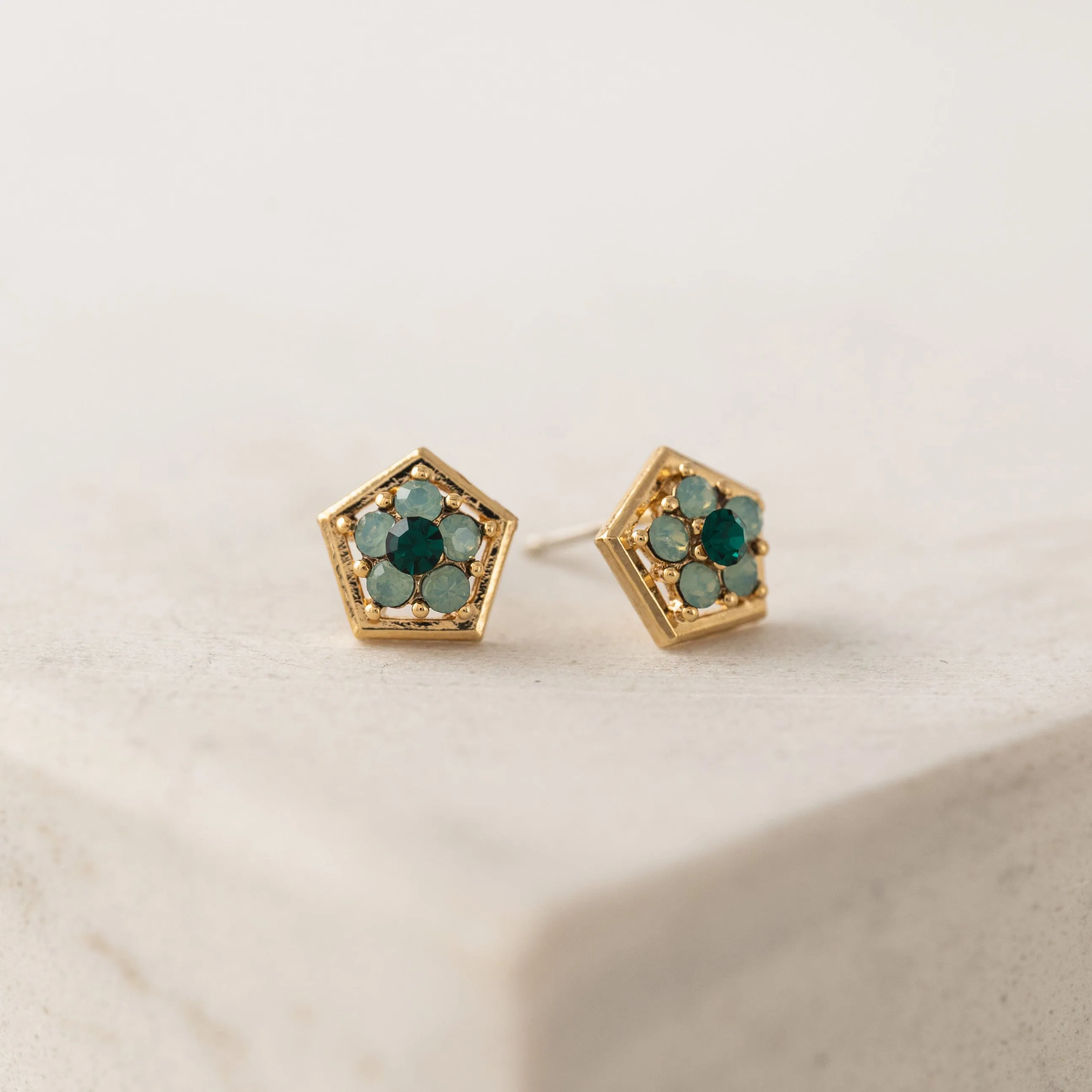 Anise Stud Earrings Pacific Opal