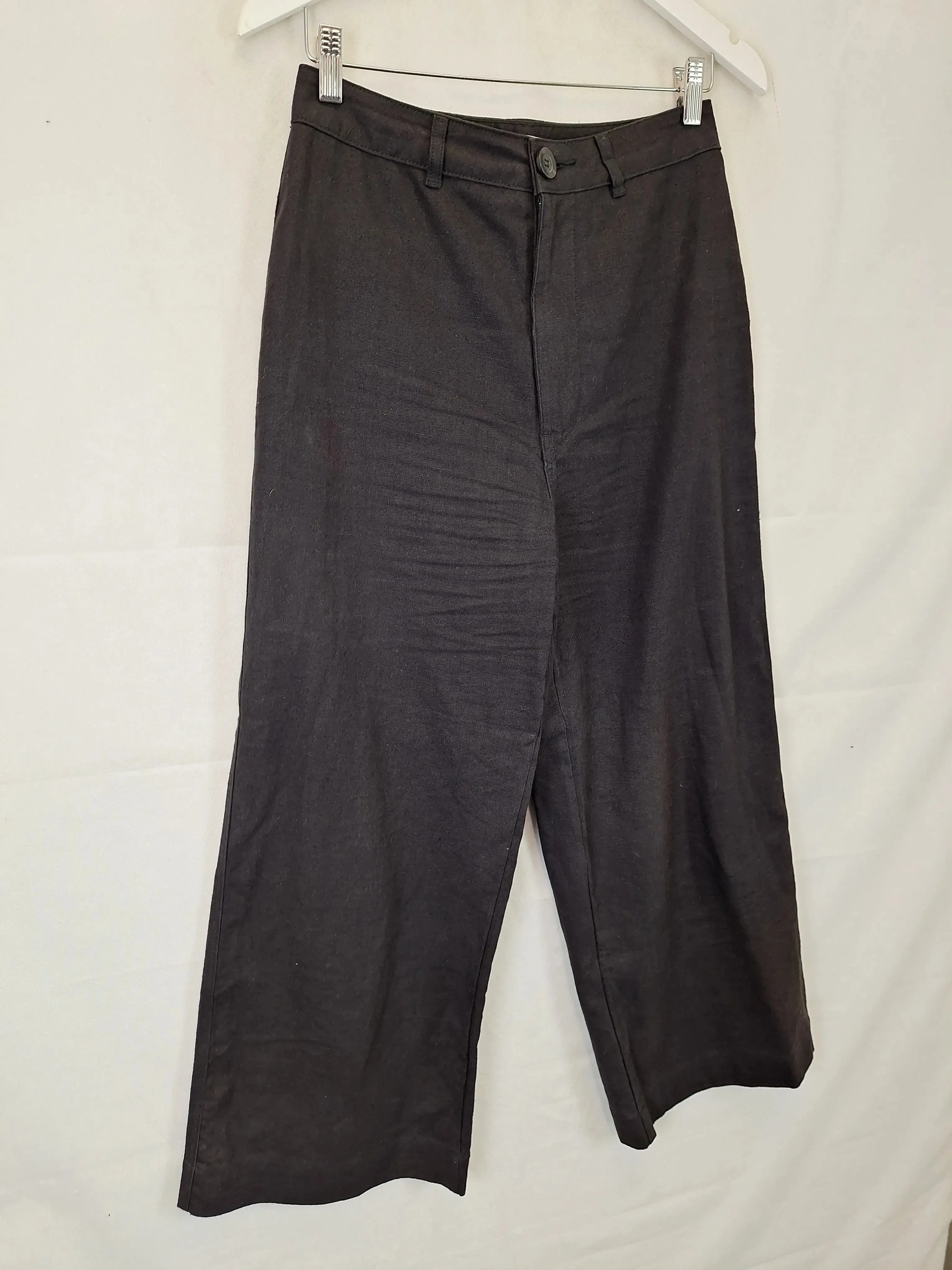 Assembly Label Everyday High Waisted Linen Pants Size 10