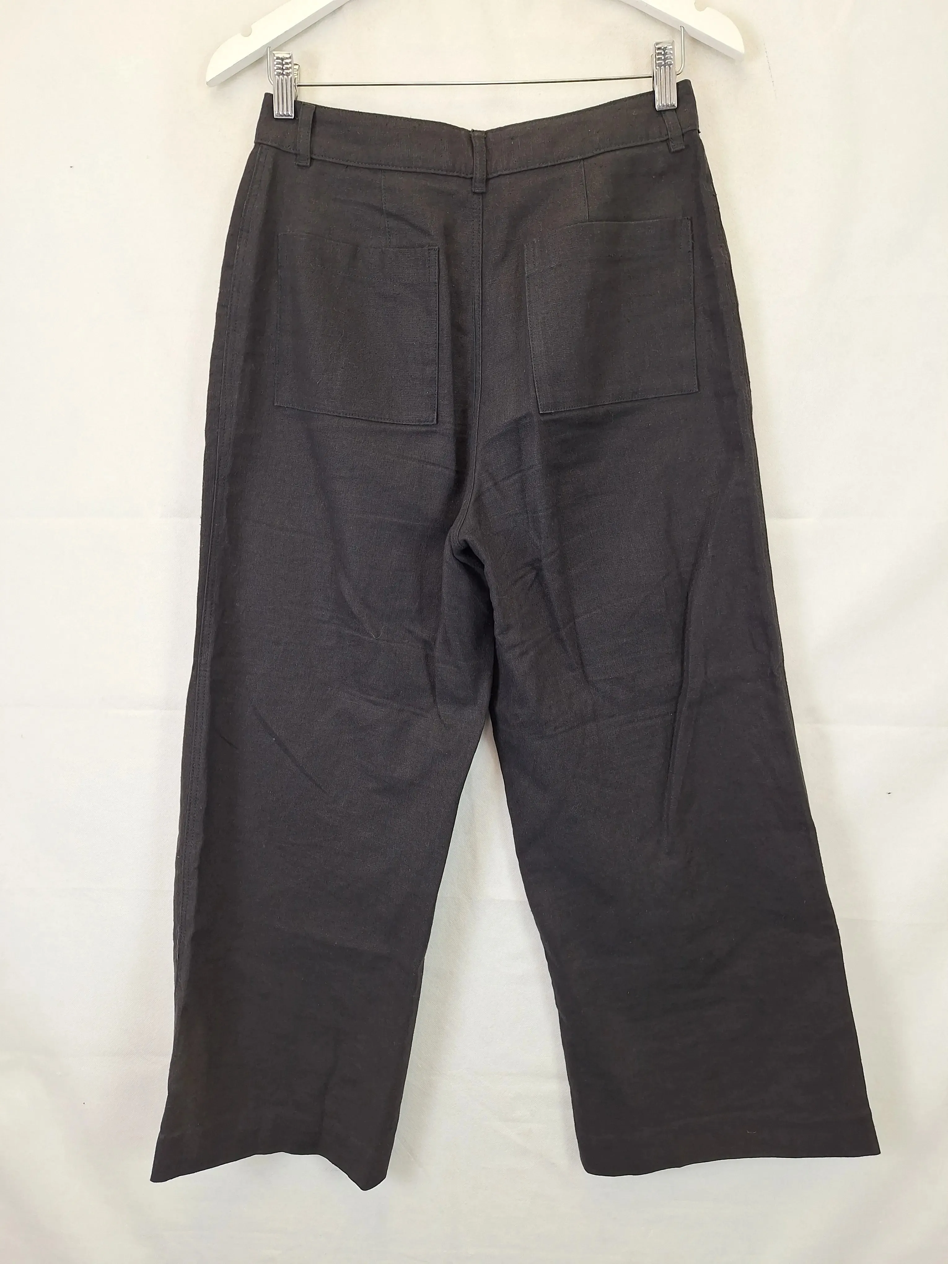 Assembly Label Everyday High Waisted Linen Pants Size 10