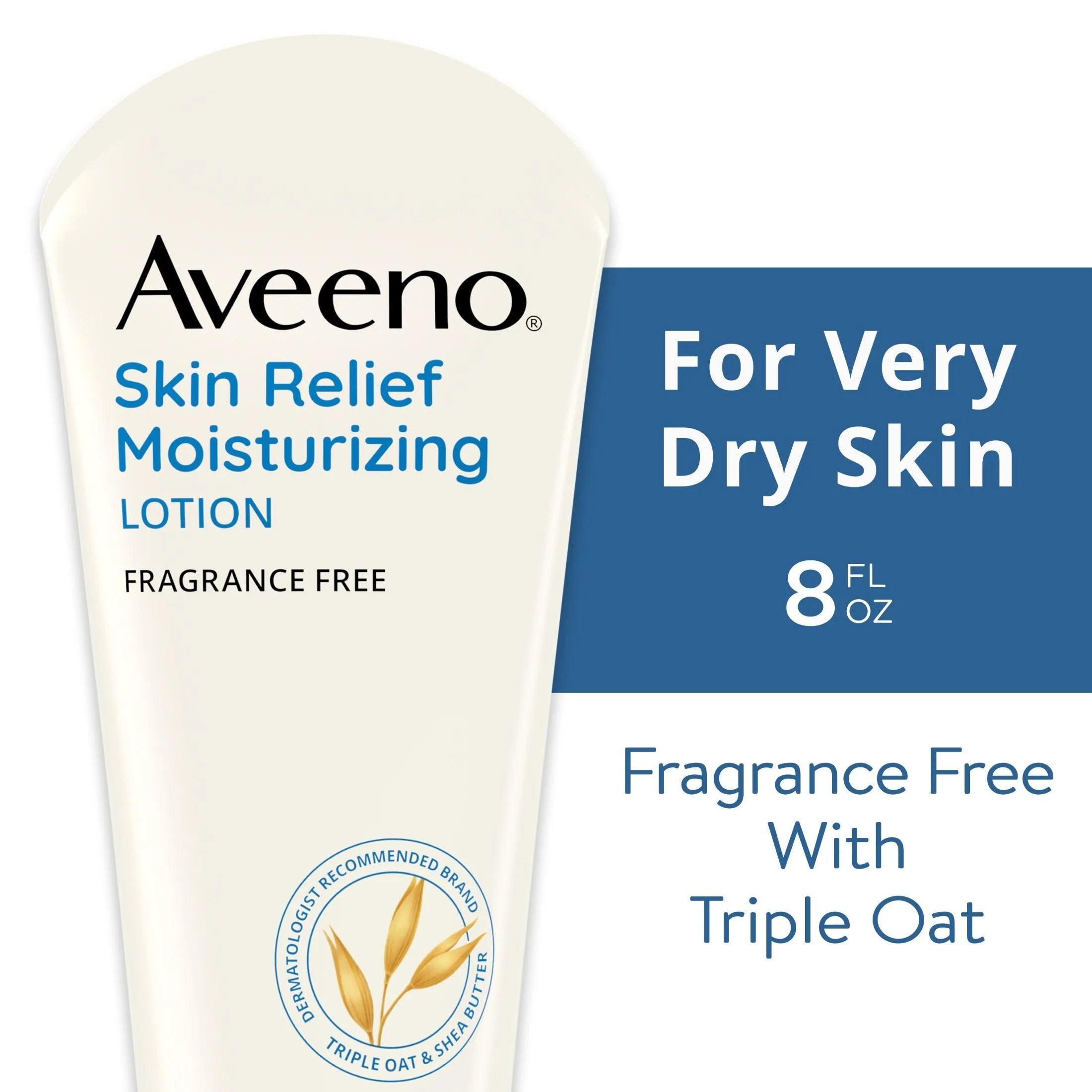 Aveeno Skin Relief Moisturizing Body Lotion with Oat & Shea Butter for Very Dry Skin - 8oz