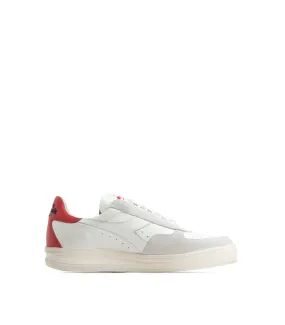 B Elite H Leather Dirty - White/Ferrari Red Italy