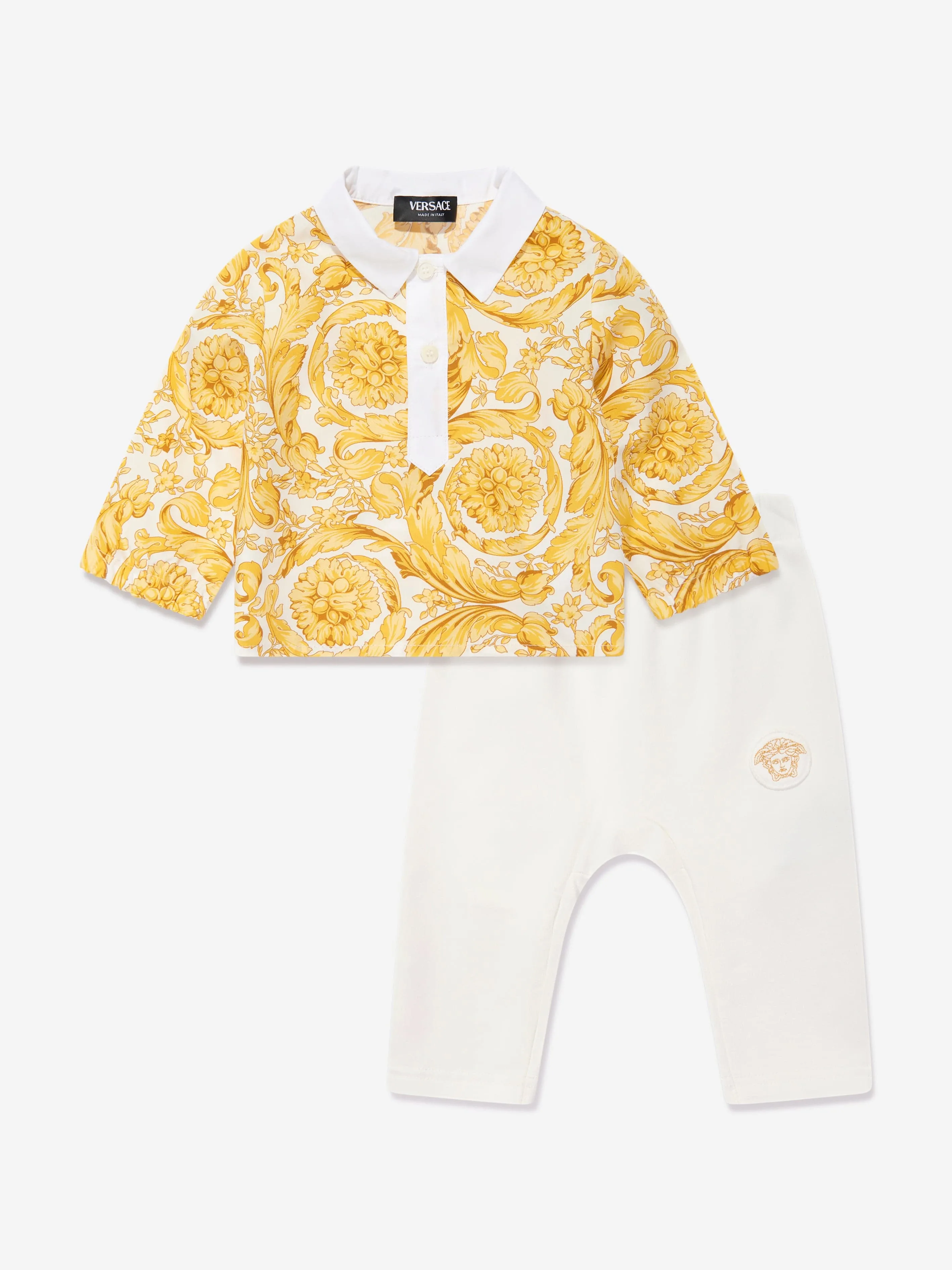 Baby Barocco Outfit Set in Gold