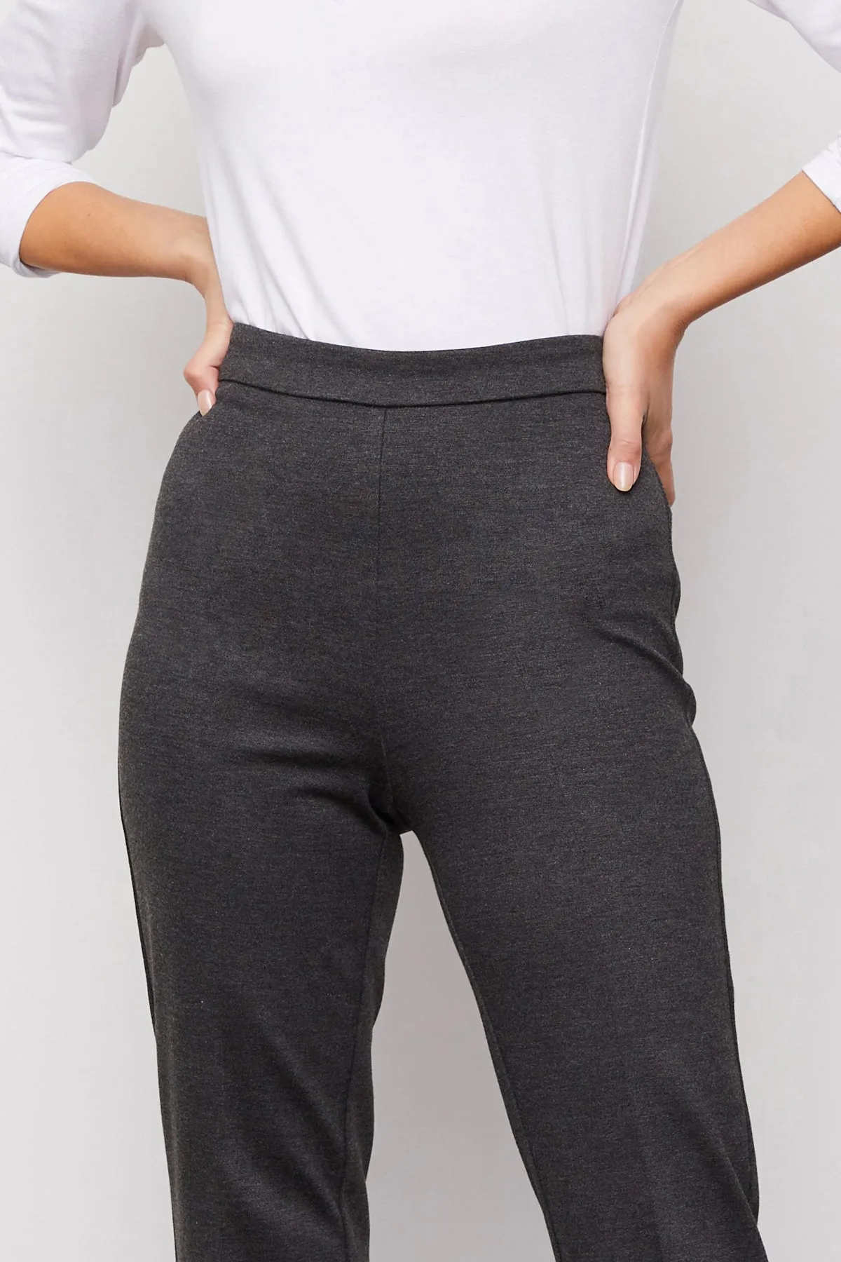 Bailey 44 Paige Knit Trouser in Anthracite