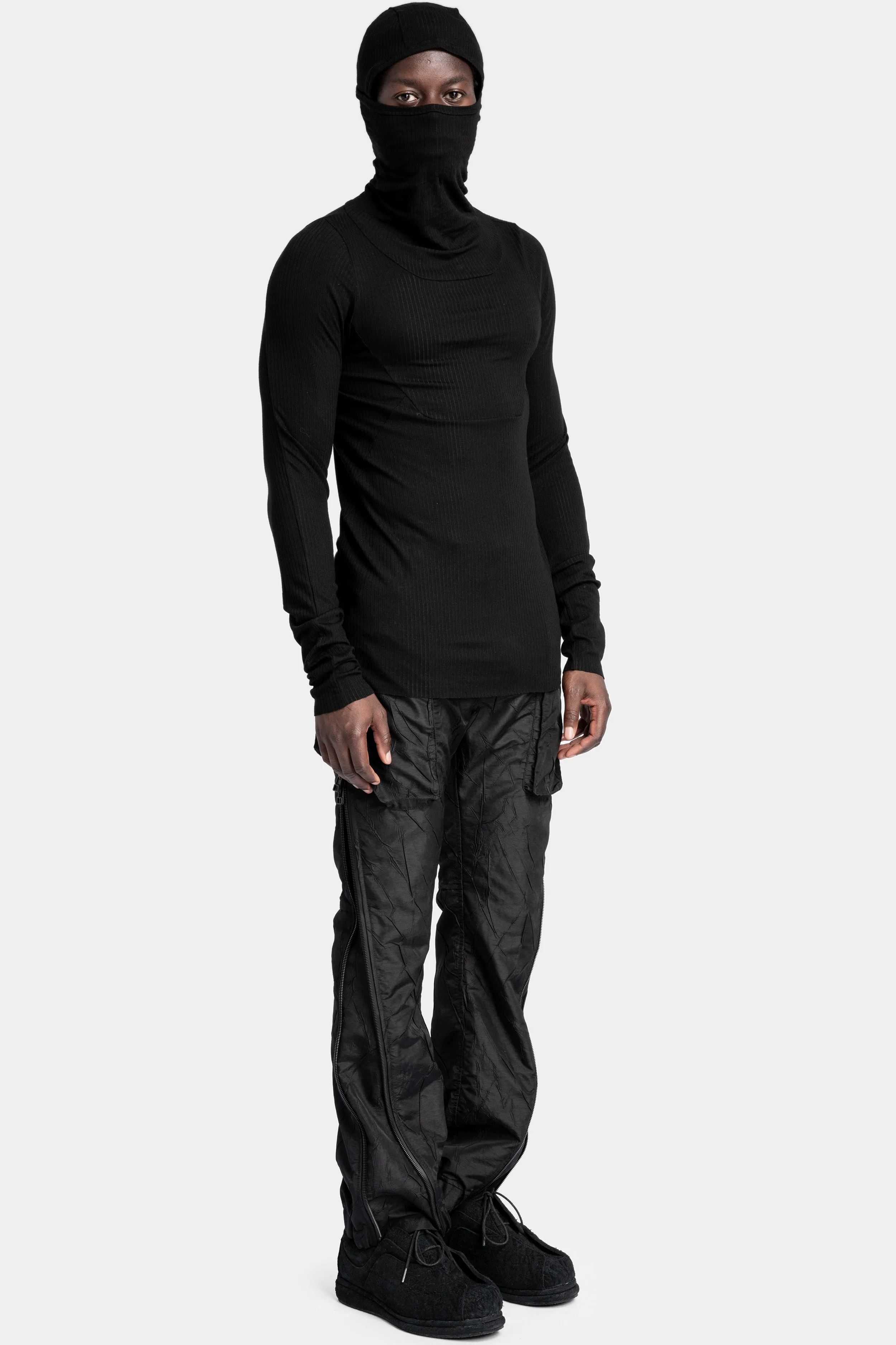 Balaclava rib long sleeve