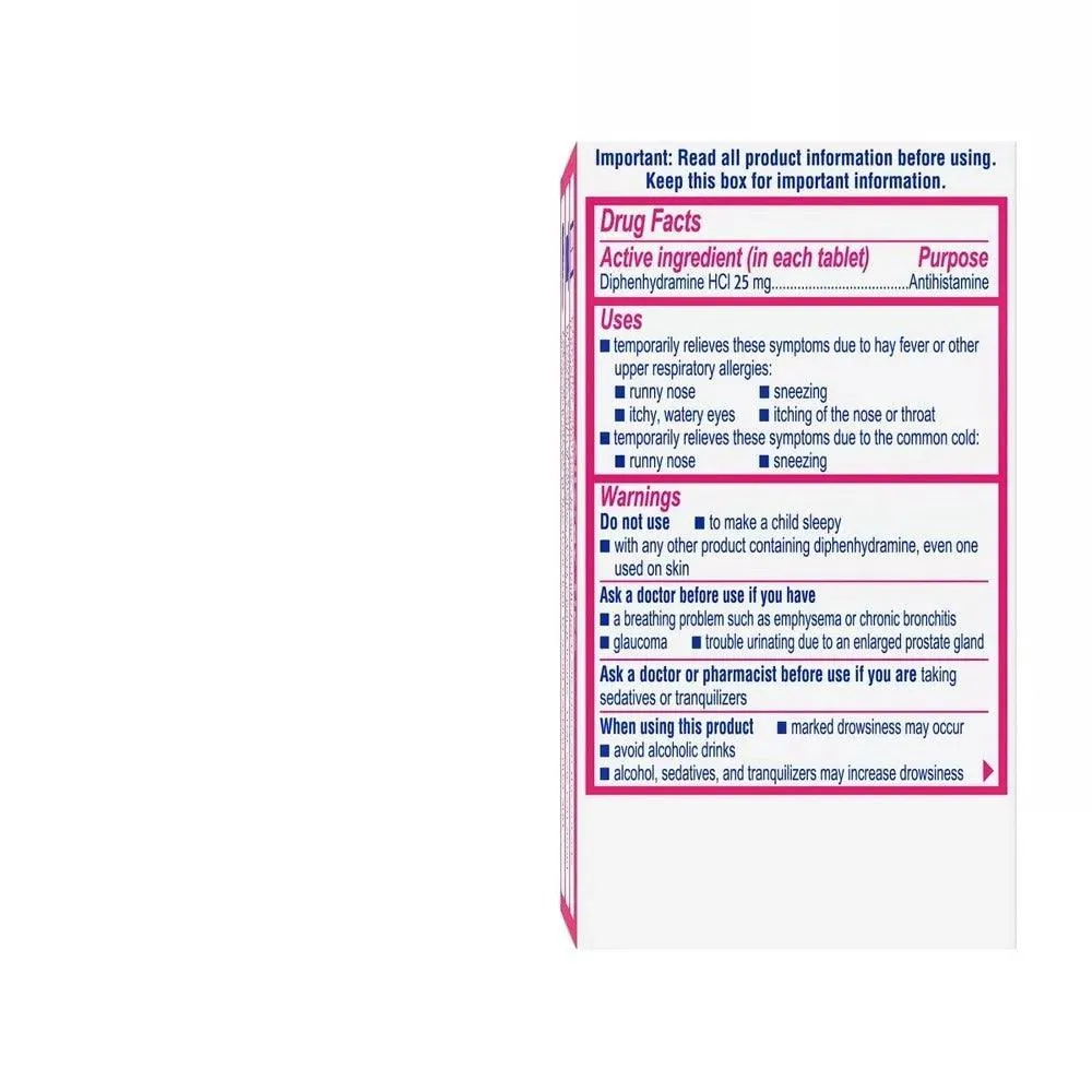 Benadryl Ultra Allergy Relief Tablets - 100 ct.