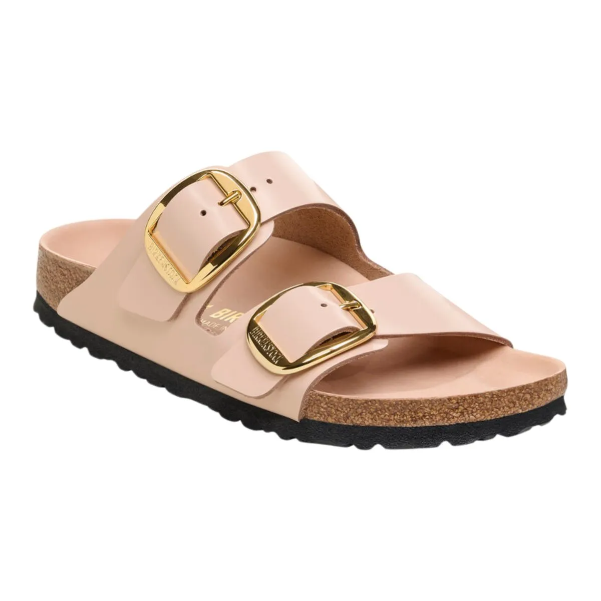 Birkenstock Women's Arizona Big Buckle High Shine New Beige Leather