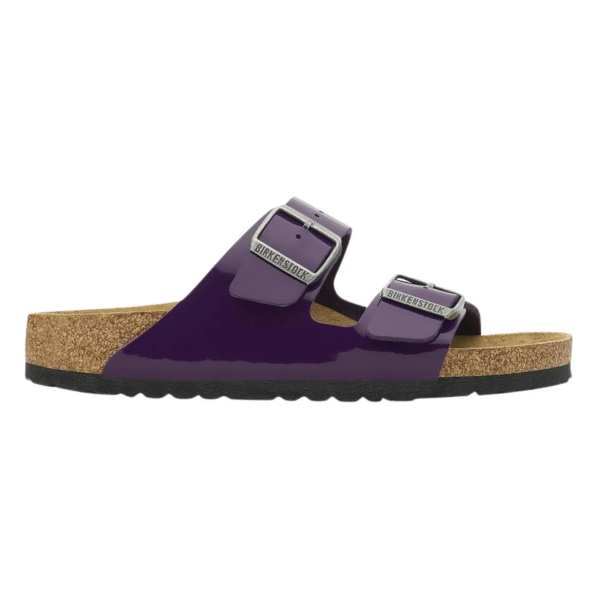 Birkenstock Women's Arizona Birko-Flor High Shine Patent Acai