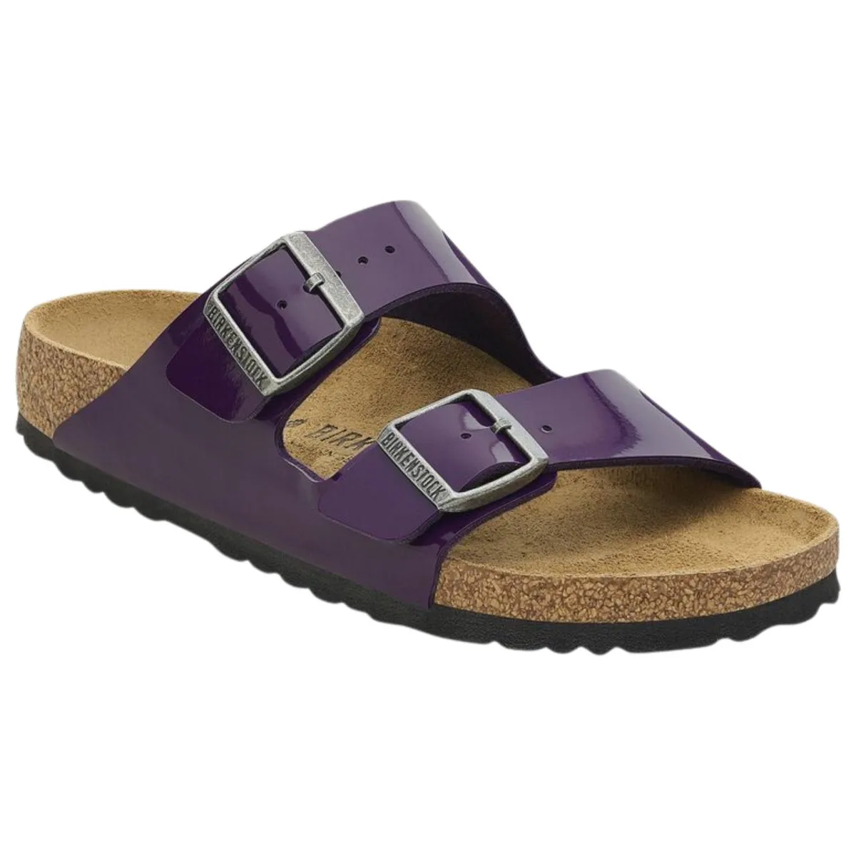 Birkenstock Women's Arizona Birko-Flor High Shine Patent Acai