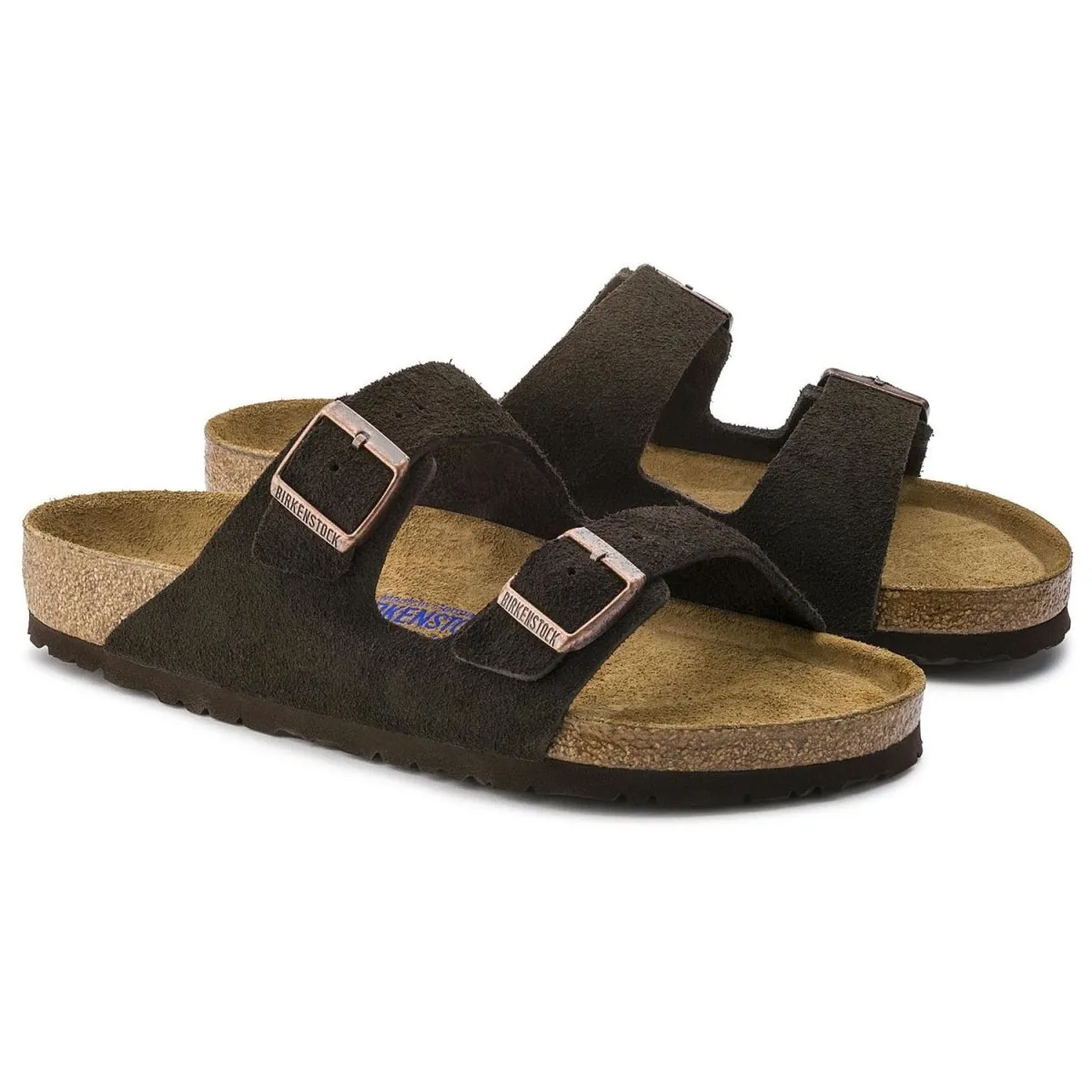 Birkenstock Women's Arizona Soft Footbed Mocha Suede