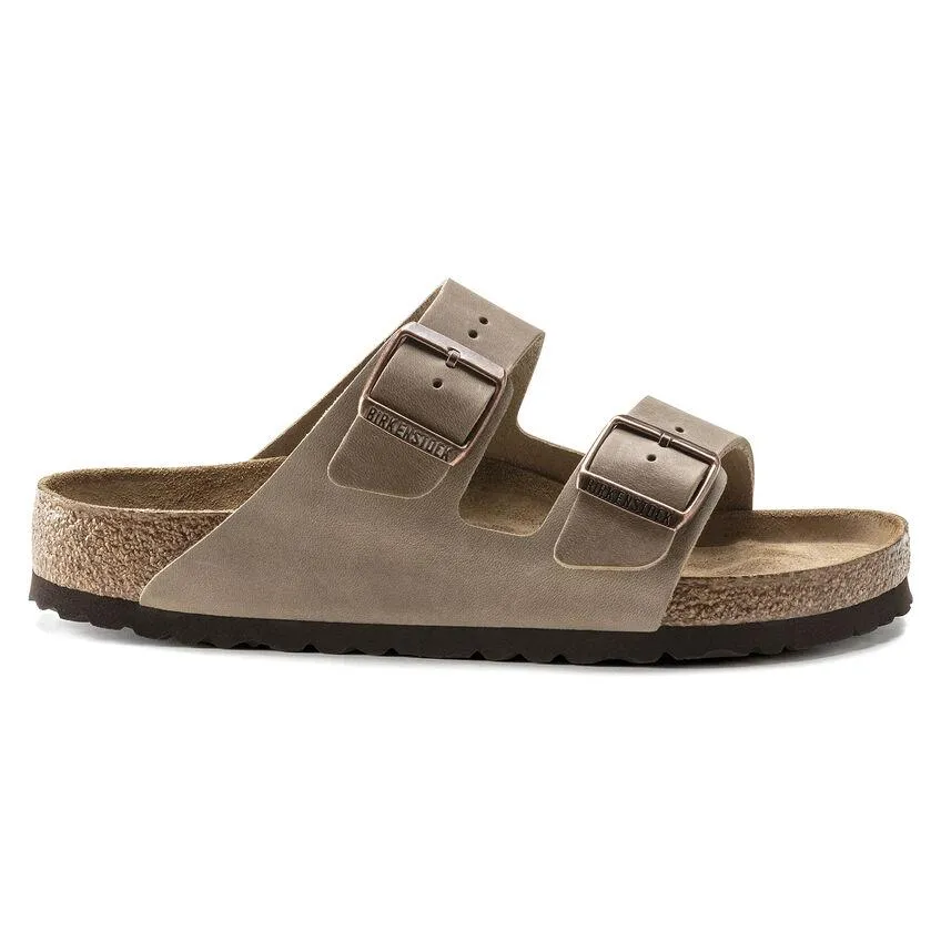 Birkenstock Women's Arizona Soft Footbed Tobacco Oiled Leather