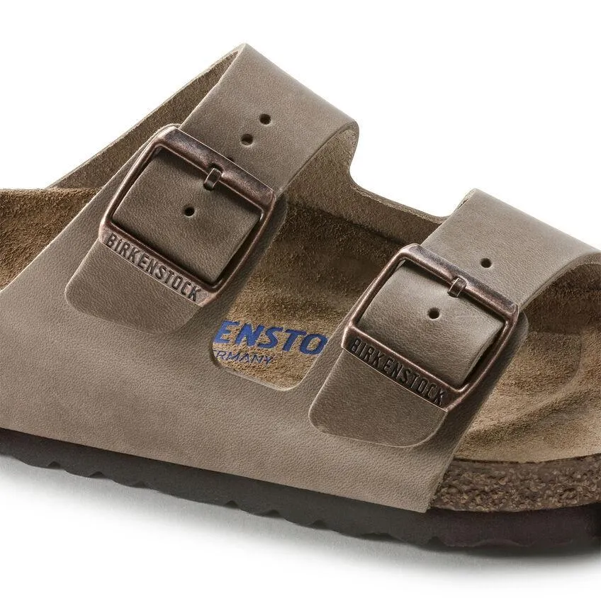 Birkenstock Women's Arizona Soft Footbed Tobacco Oiled Leather