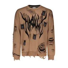 BLAZIN DISTRESSED HACULLA SWEATER