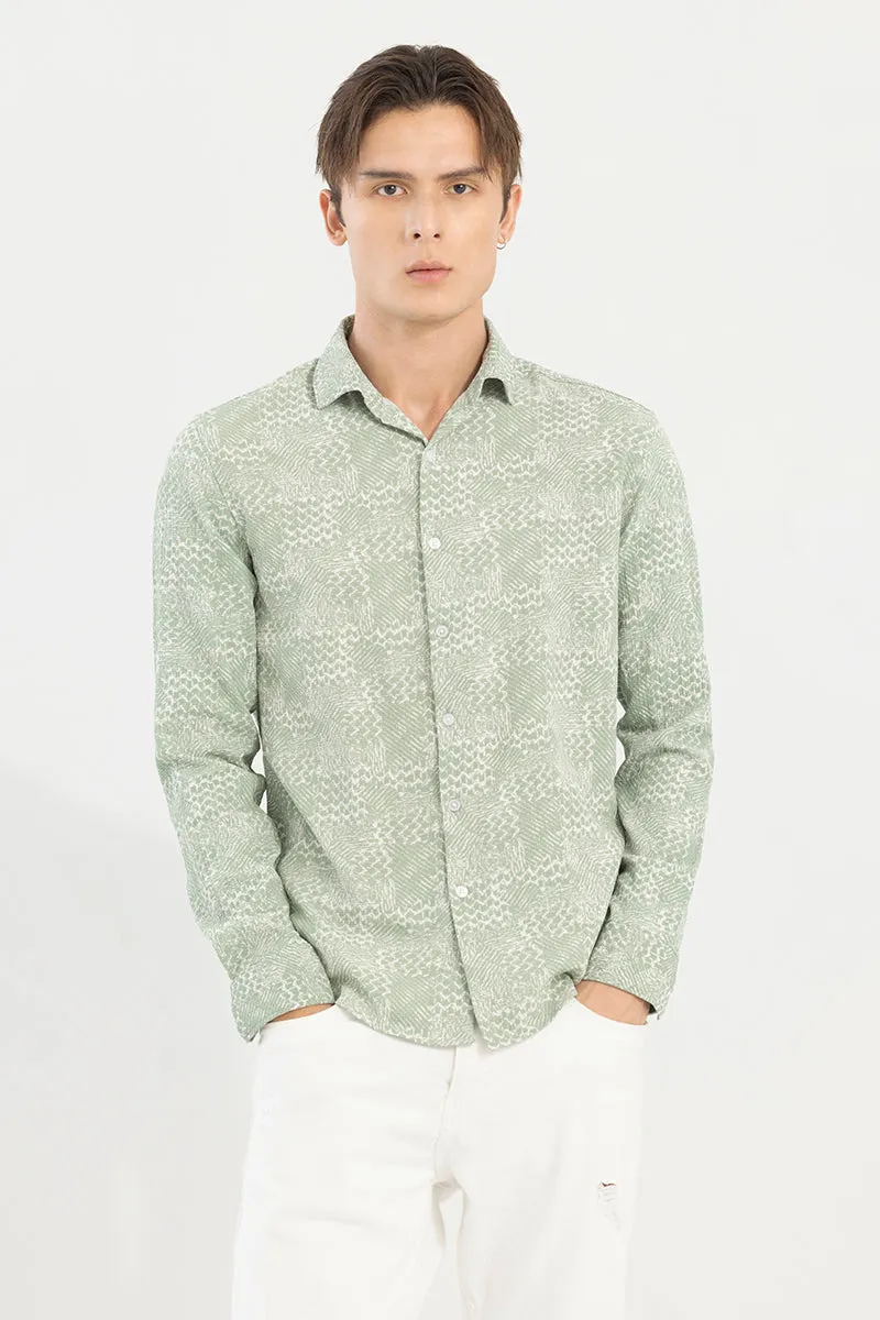 Blending Design Green Shirt