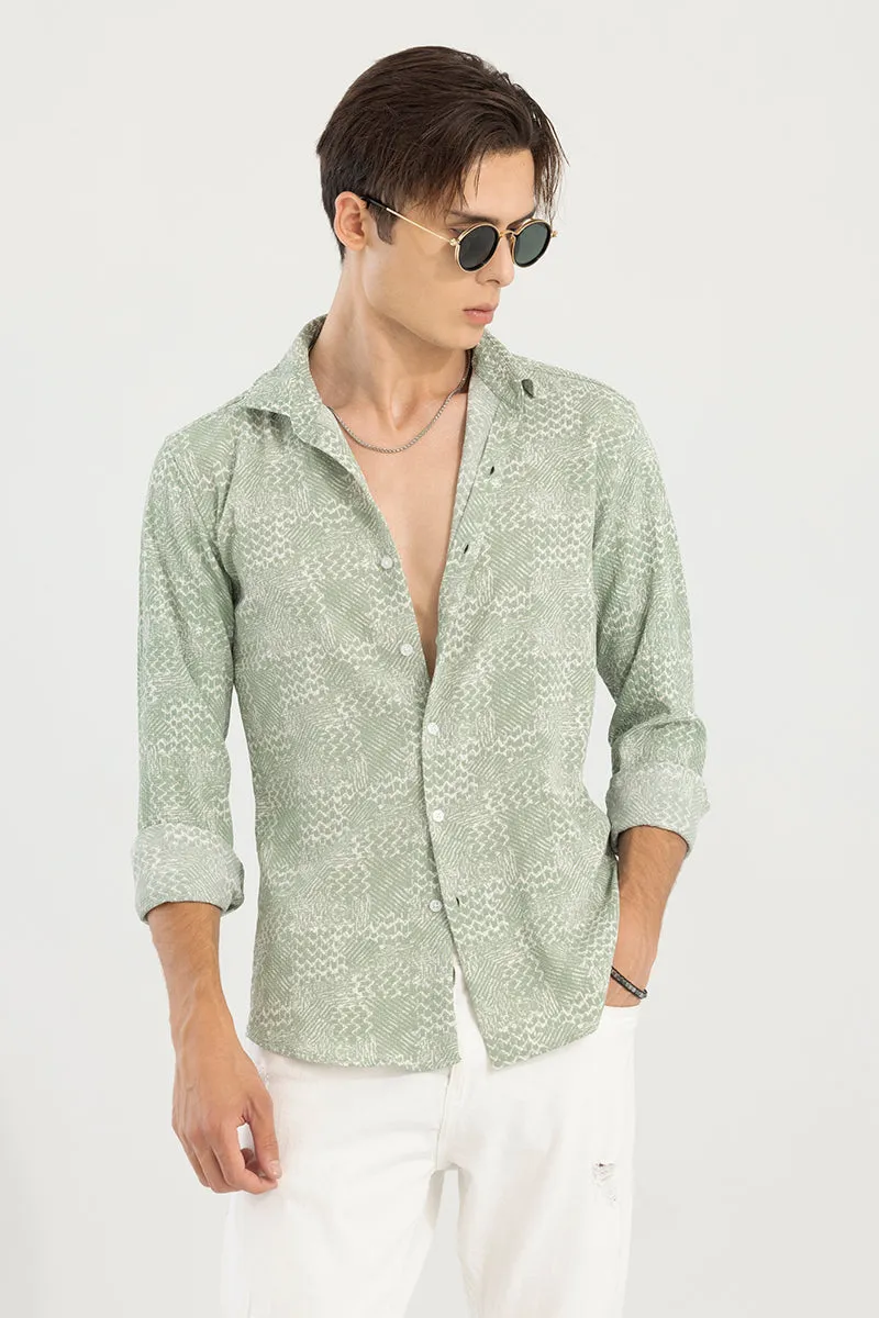 Blending Design Green Shirt