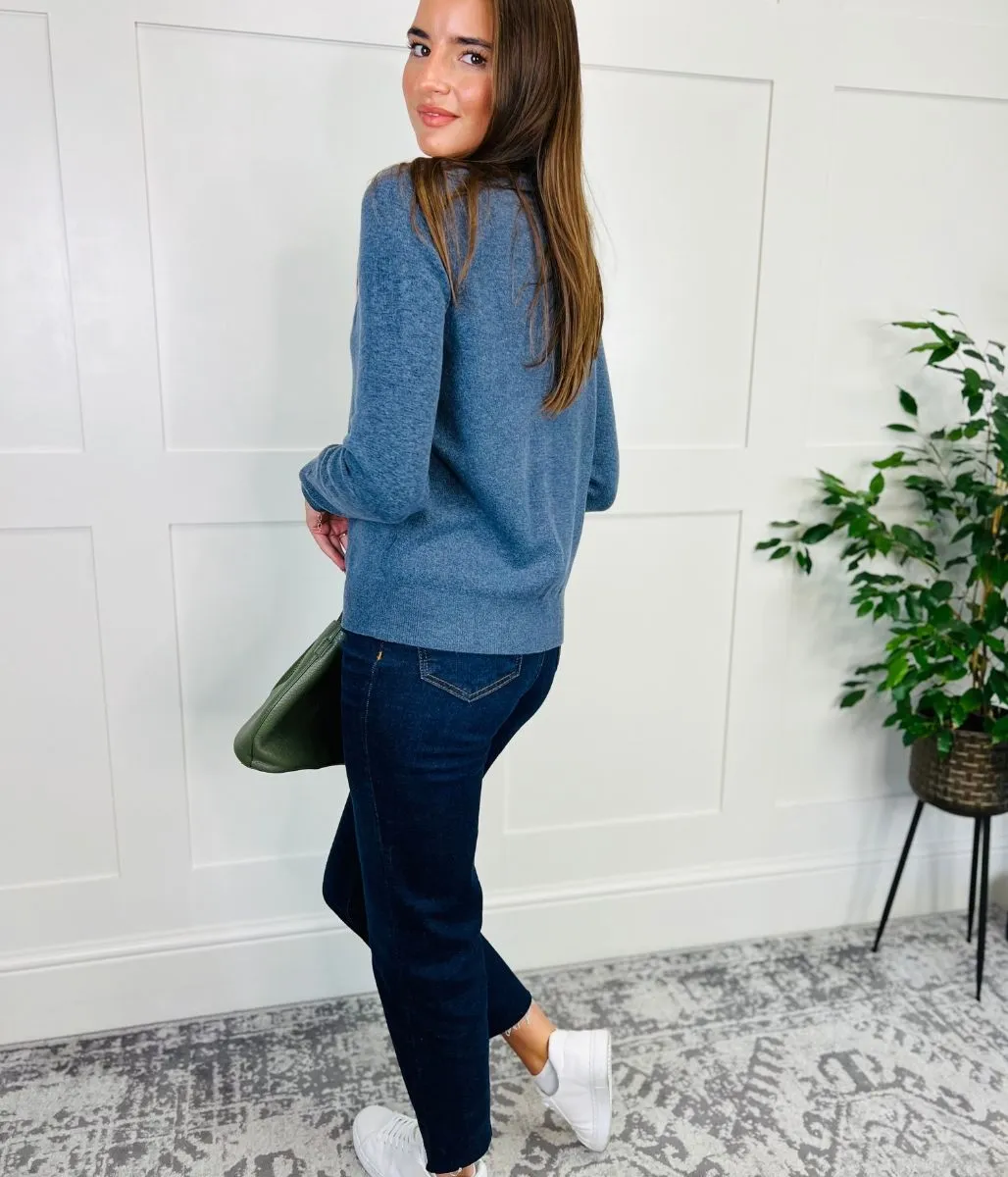 Blue Recycled Blend Jumper