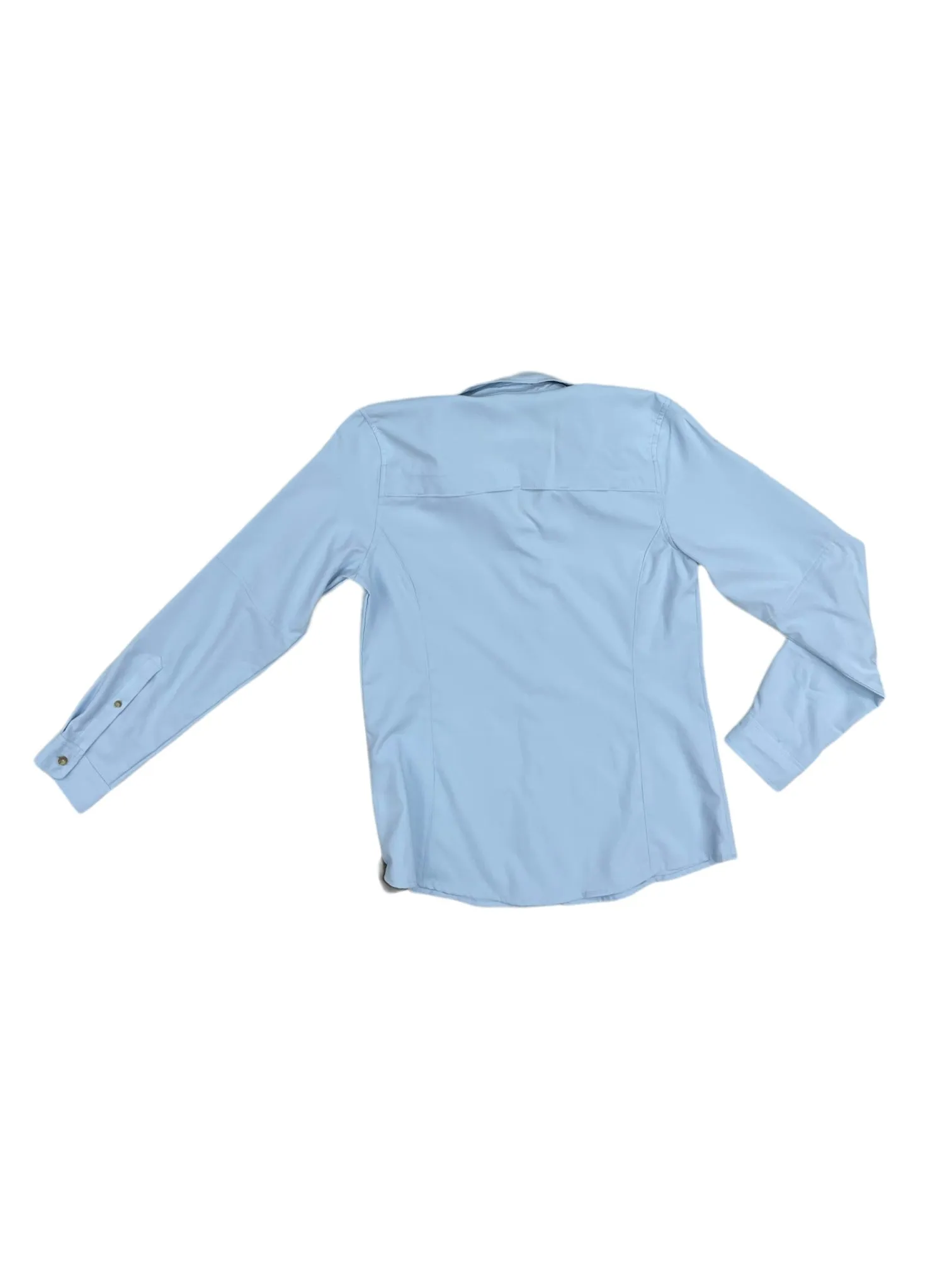 Blue Top Long Sleeve Clothes Mentor, Size S