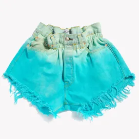 Boho Ombre Sky High Waisted Shorts