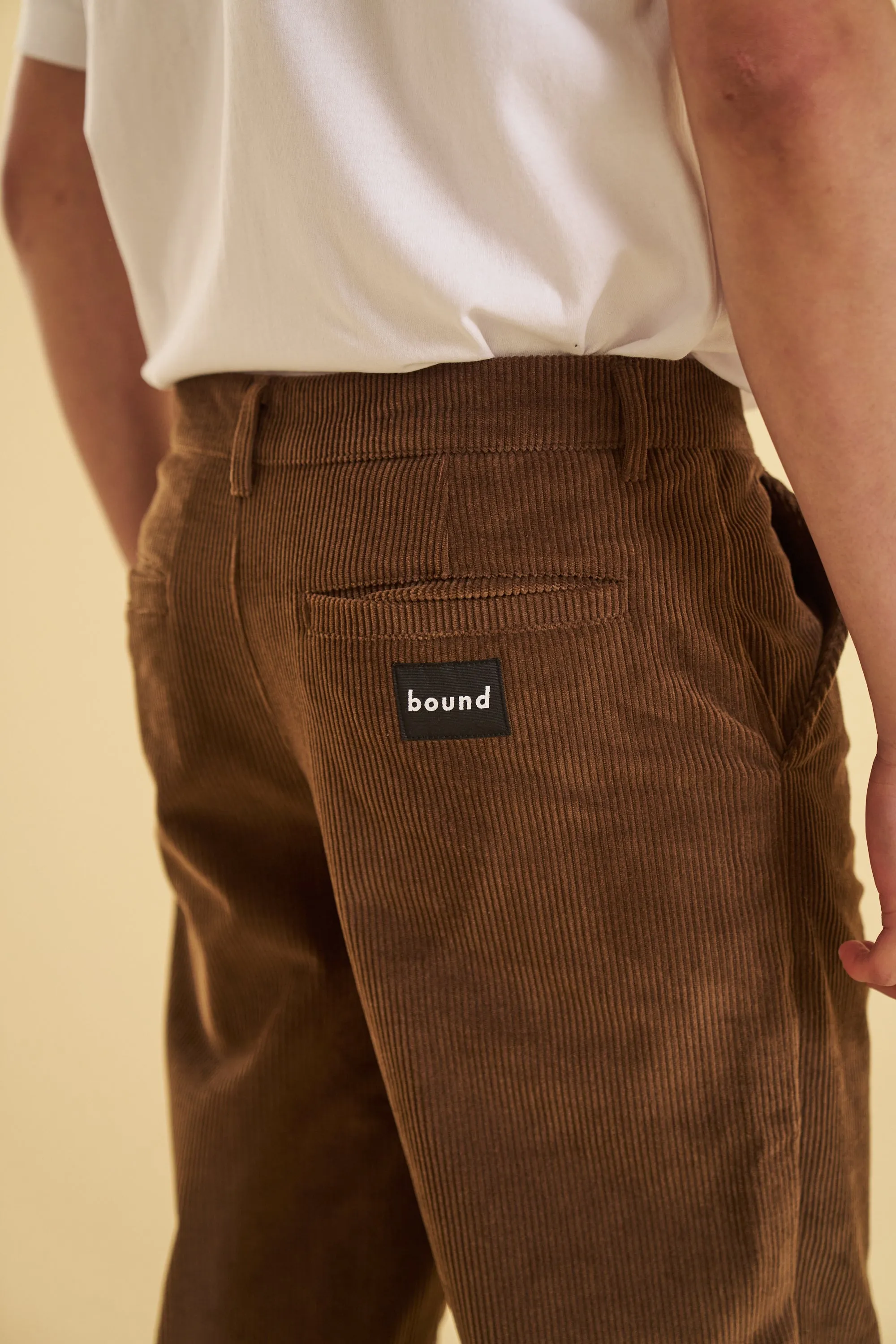 bound 'Cedar Brown' Corduroy Trousers