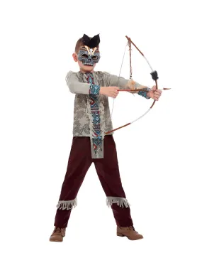 Boys Dark Spirit Warrior Costume