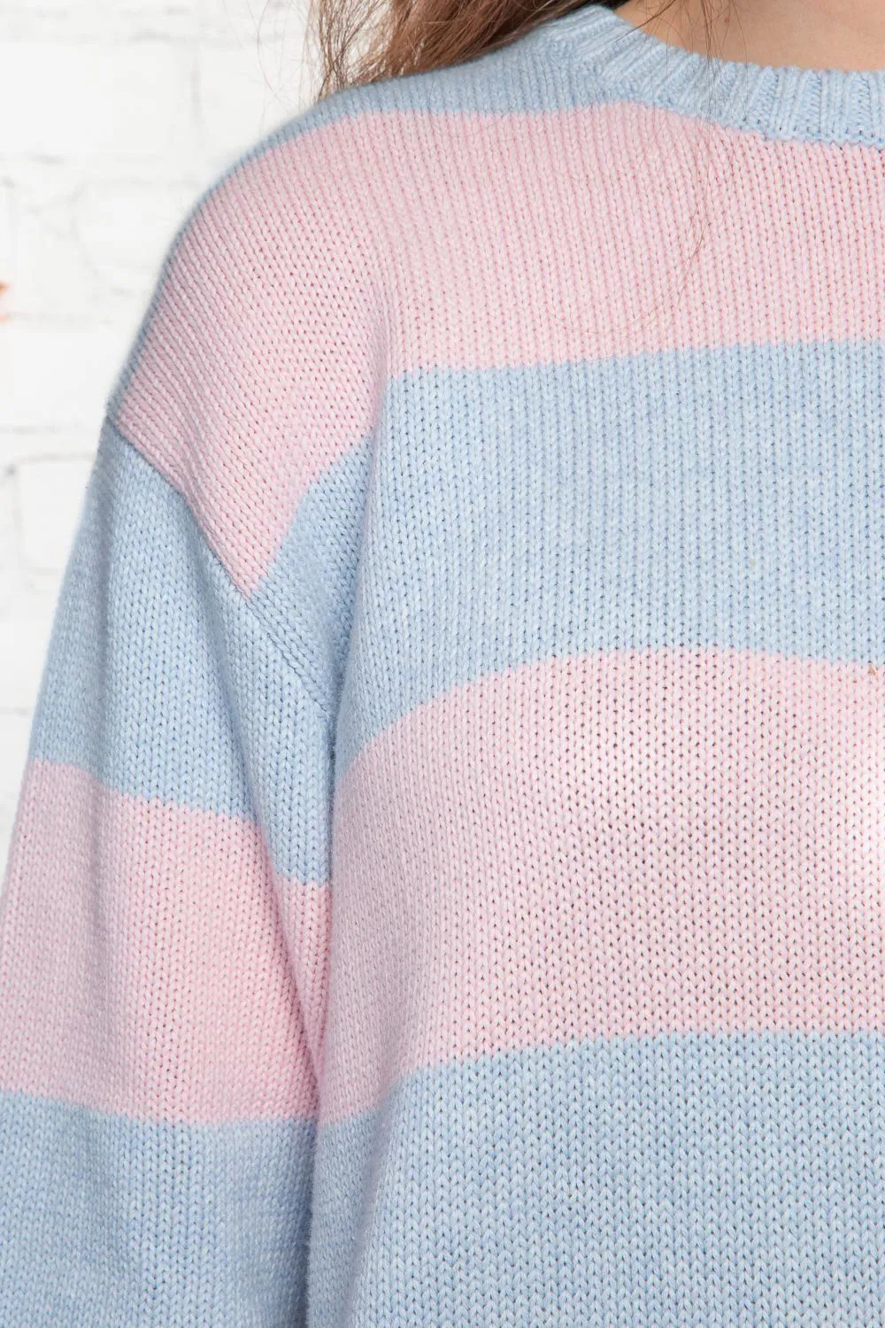 Brianna Cotton Thick Stripe Sweater