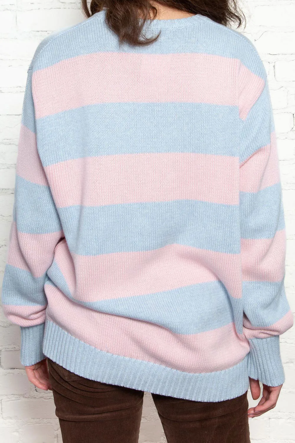 Brianna Cotton Thick Stripe Sweater