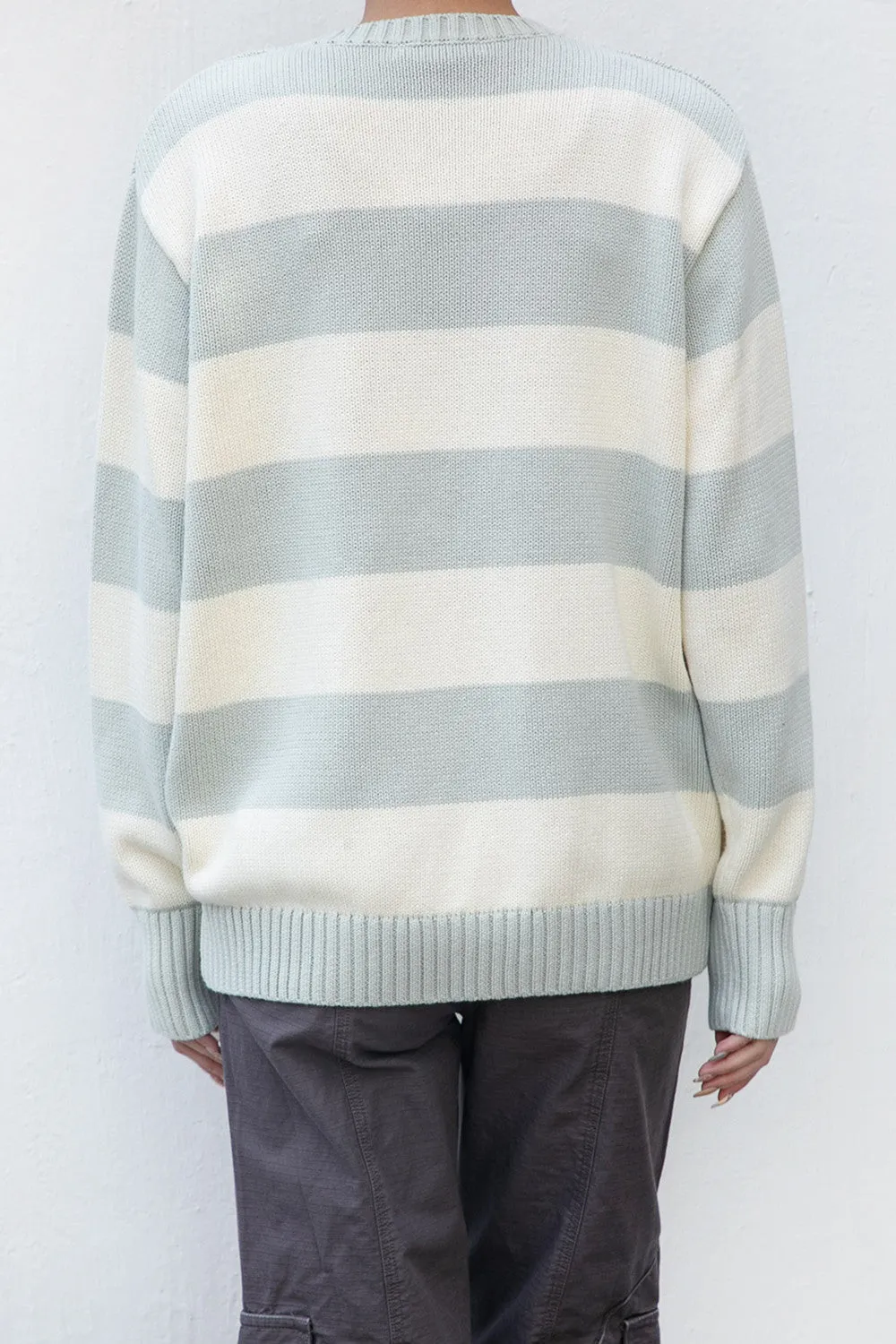 Brianna Cotton Thick Stripe Sweater