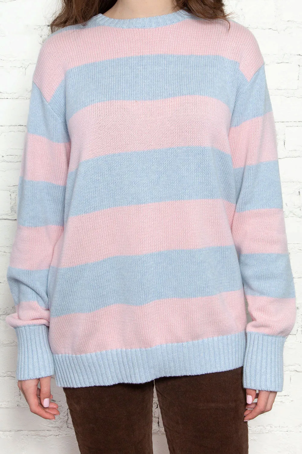 Brianna Cotton Thick Stripe Sweater