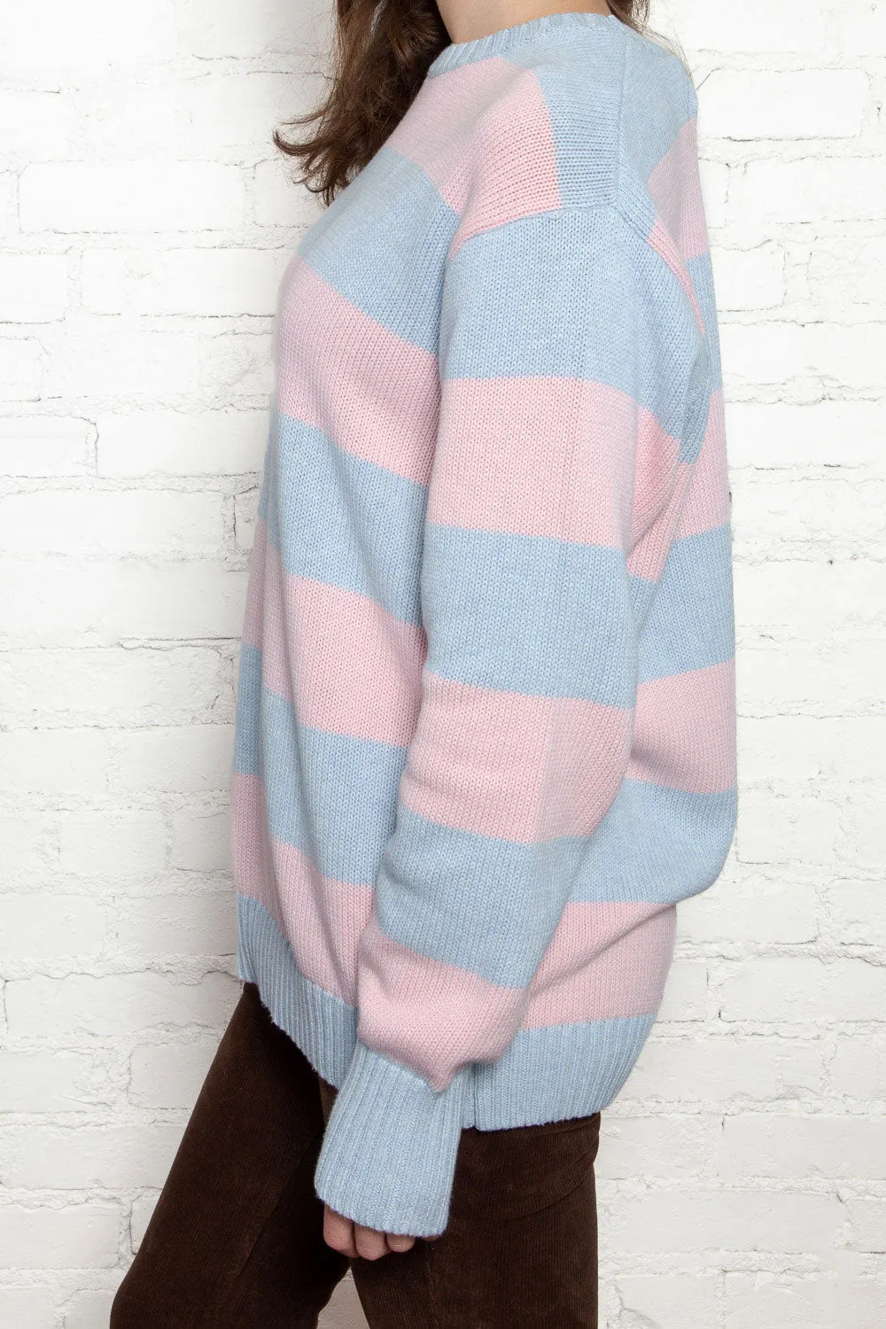 Brianna Cotton Thick Stripe Sweater