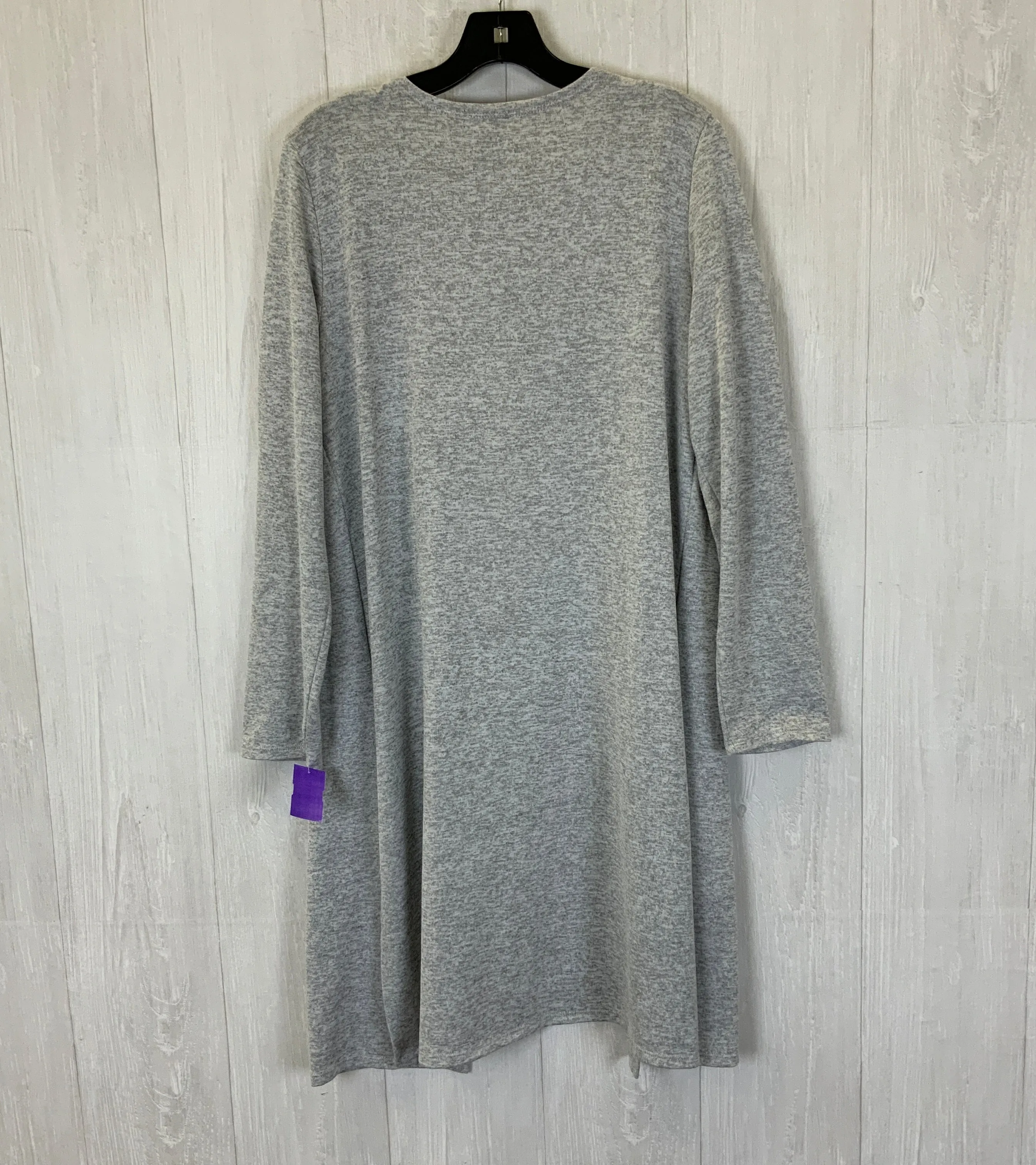 Cardigan By Clothes Mentor In Grey, Size: Xl