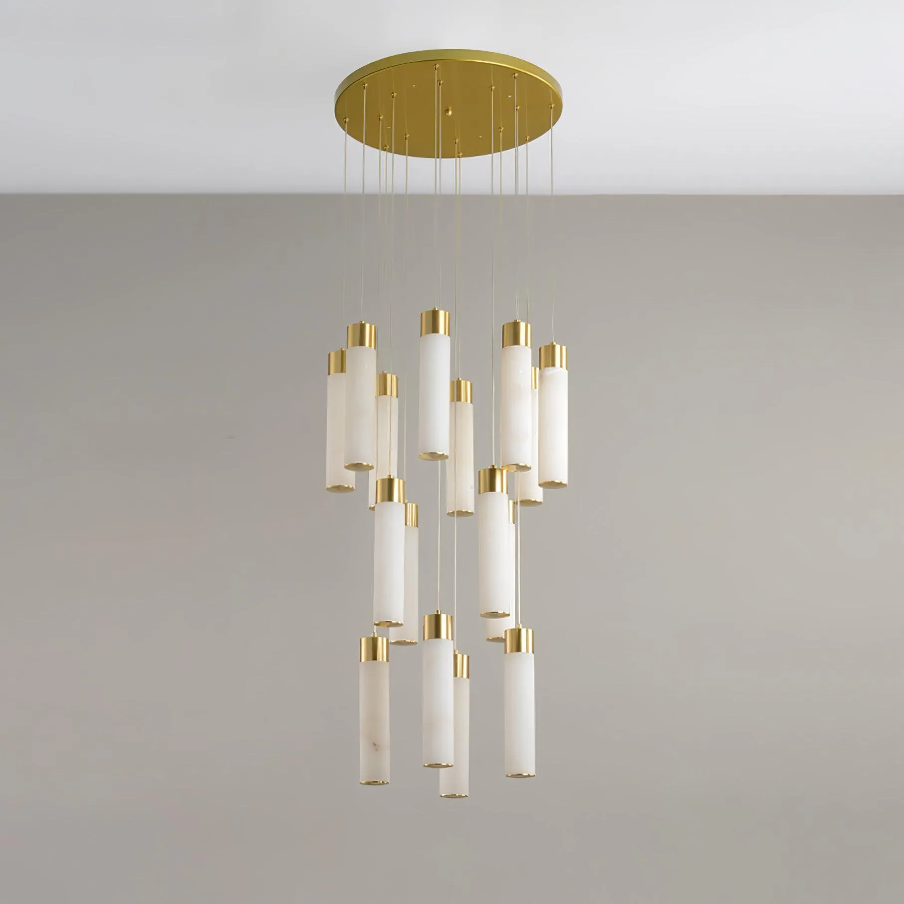 Celestial Alabaster Cascade Chandelier