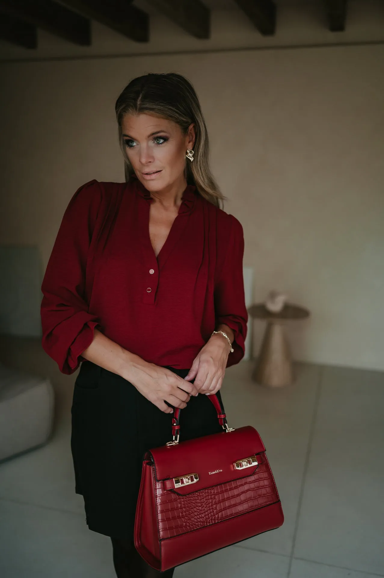 Cittadine blouse I Bordeaux