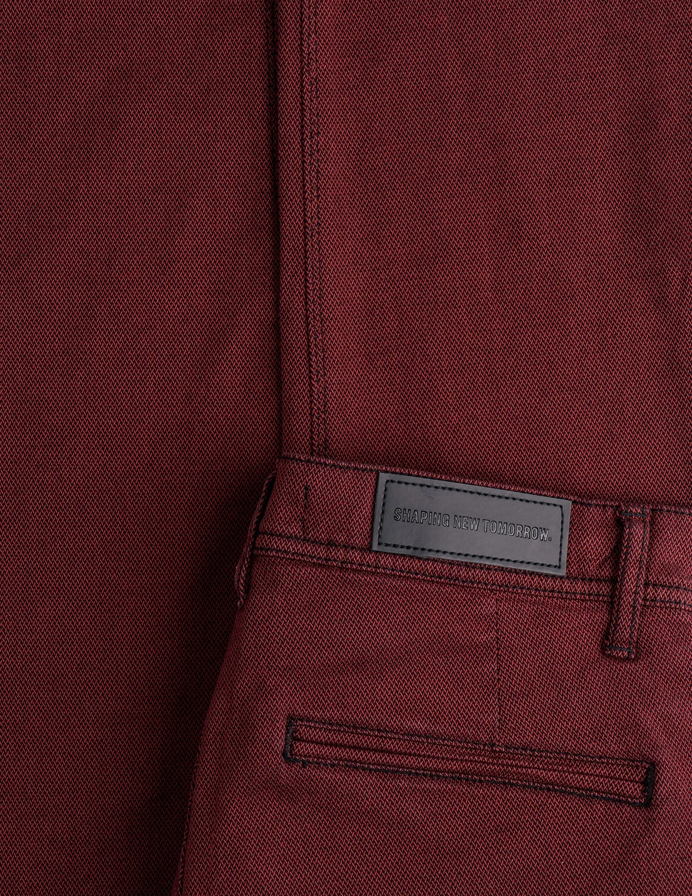 Classic Pants Slim Bordeaux