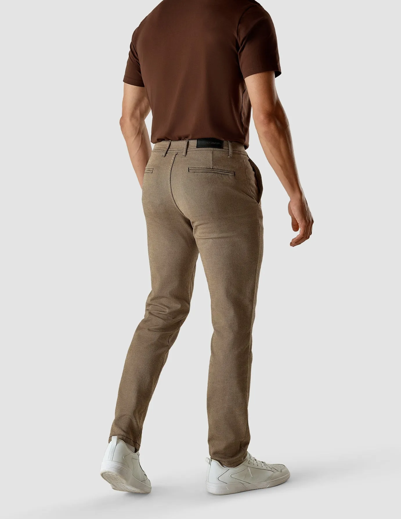 Classic Pants Slim Tan