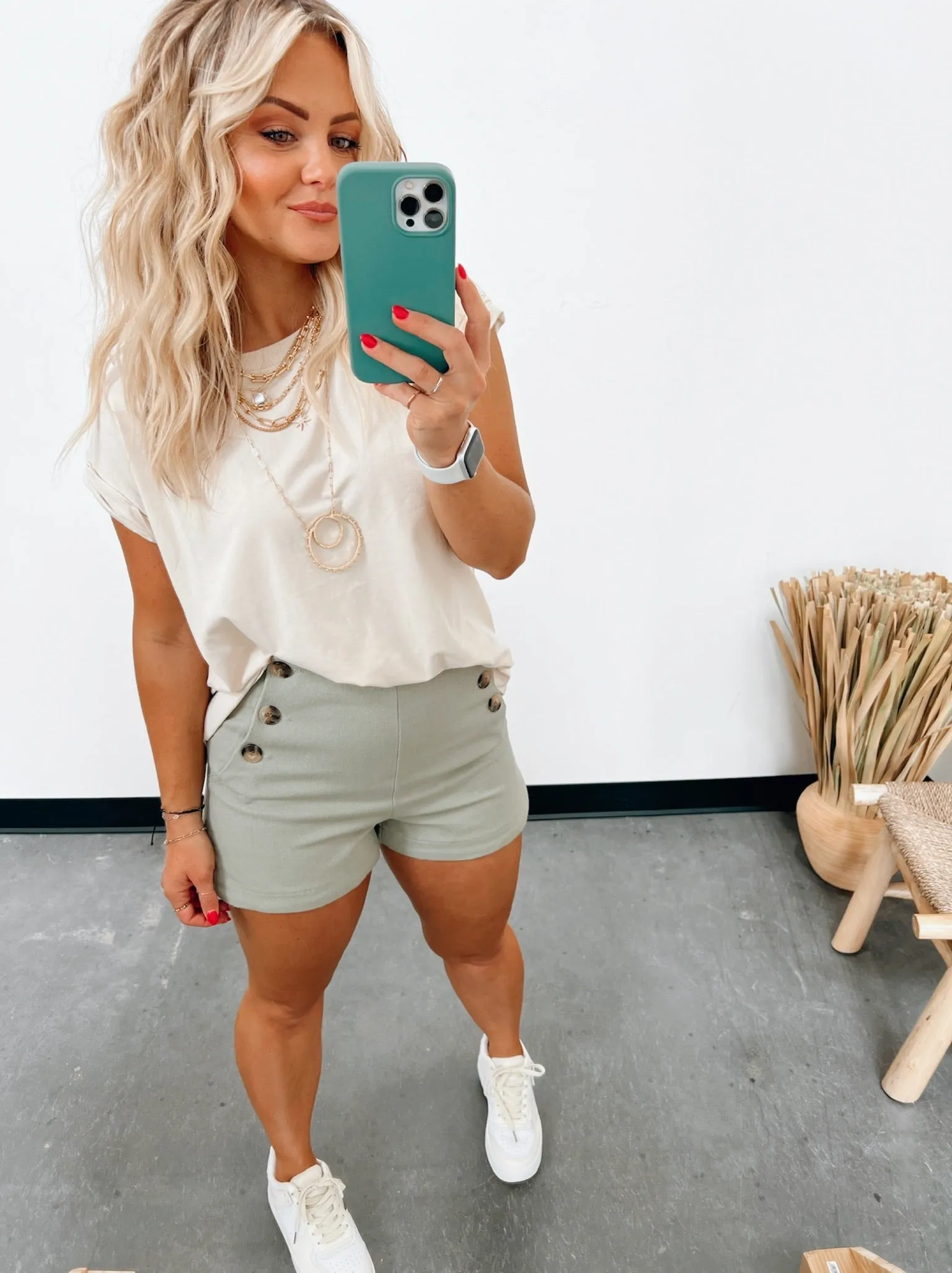 Clovis High Waisted Shorts - FINAL SALE