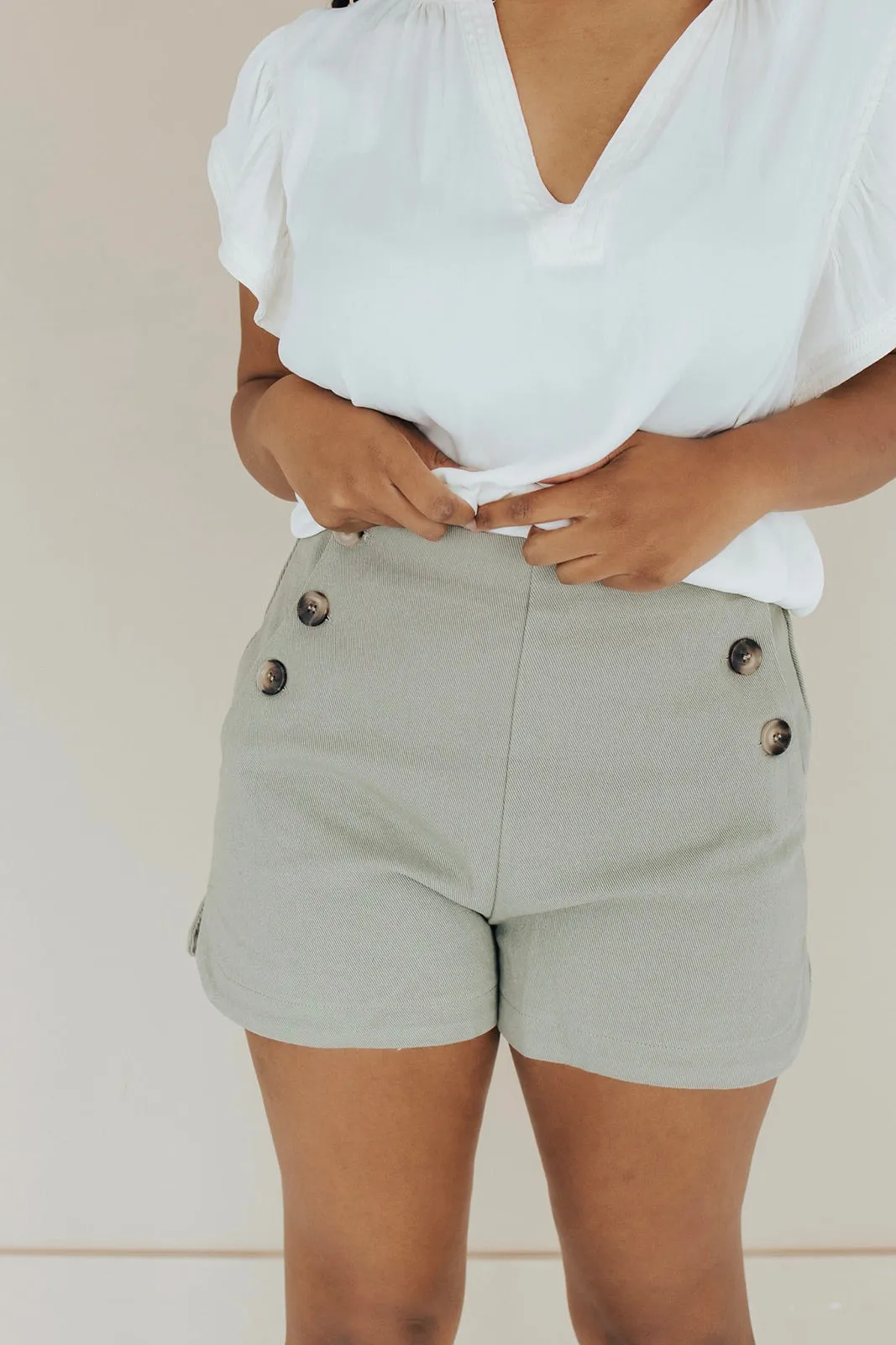 Clovis High Waisted Shorts - FINAL SALE