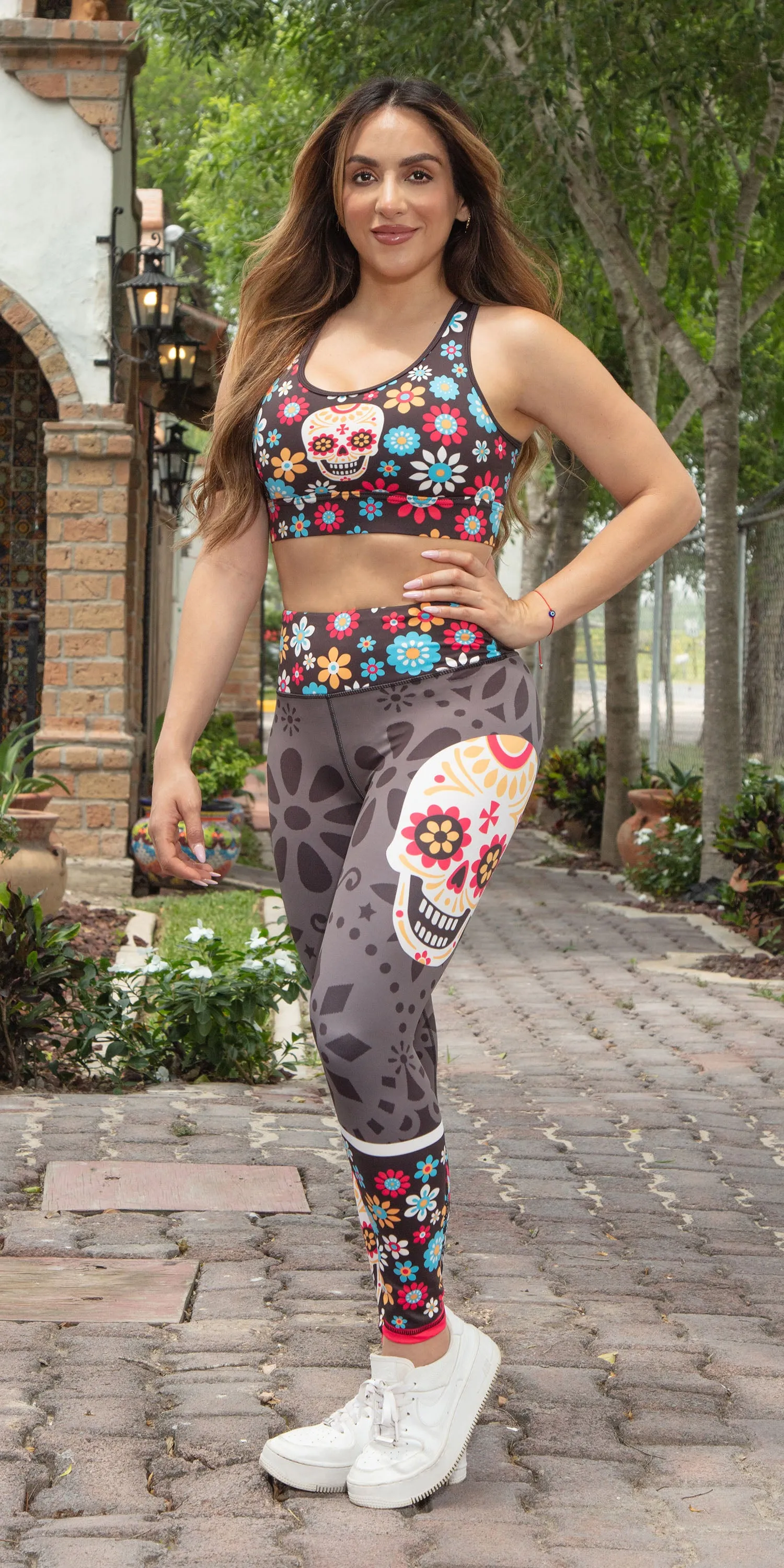 Coco Sugar Skulls - Sports Bra