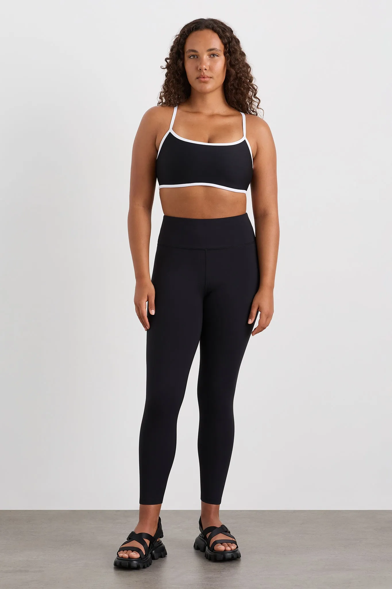 Contrast Bind Sports Bra 307