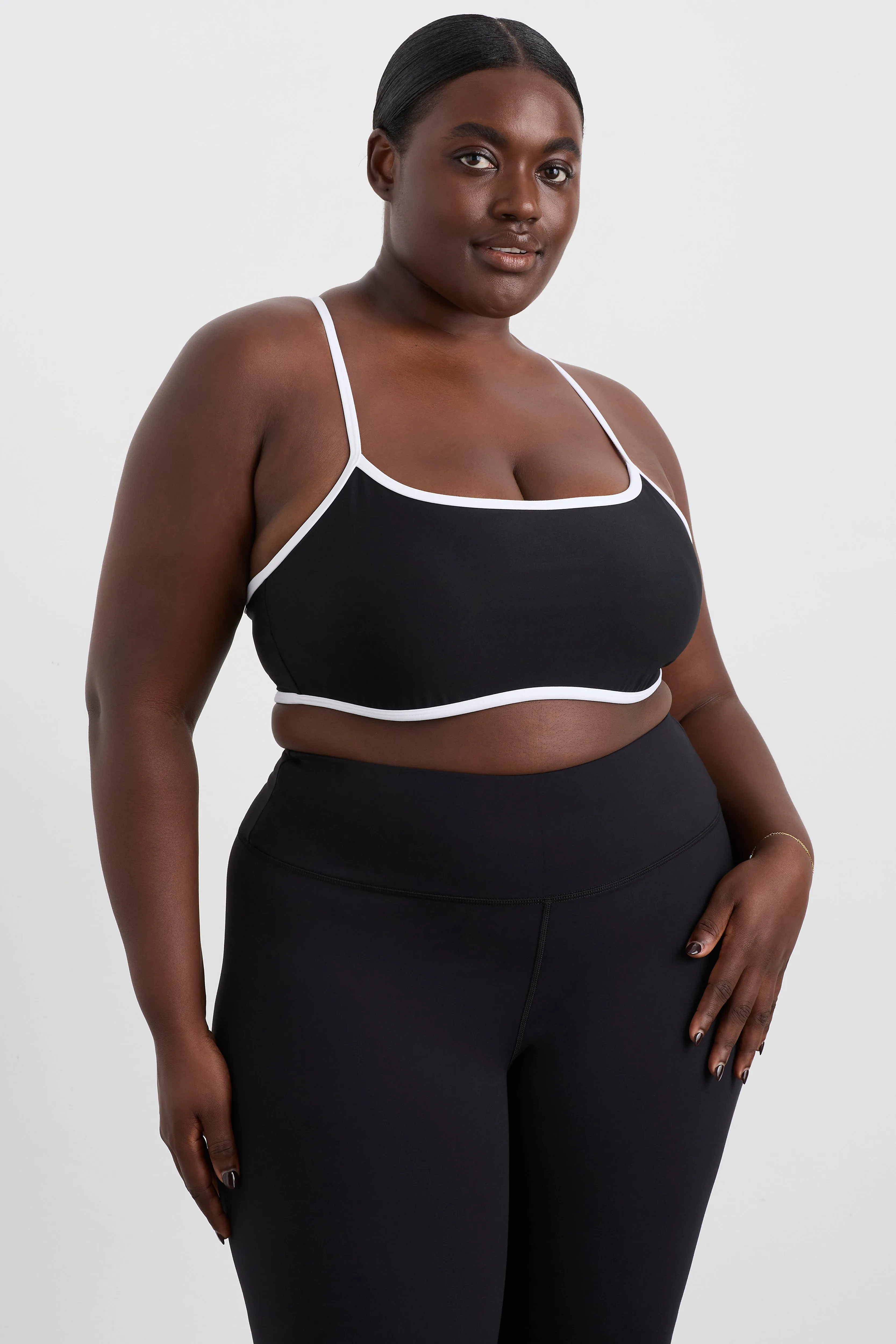 Contrast Bind Sports Bra 307