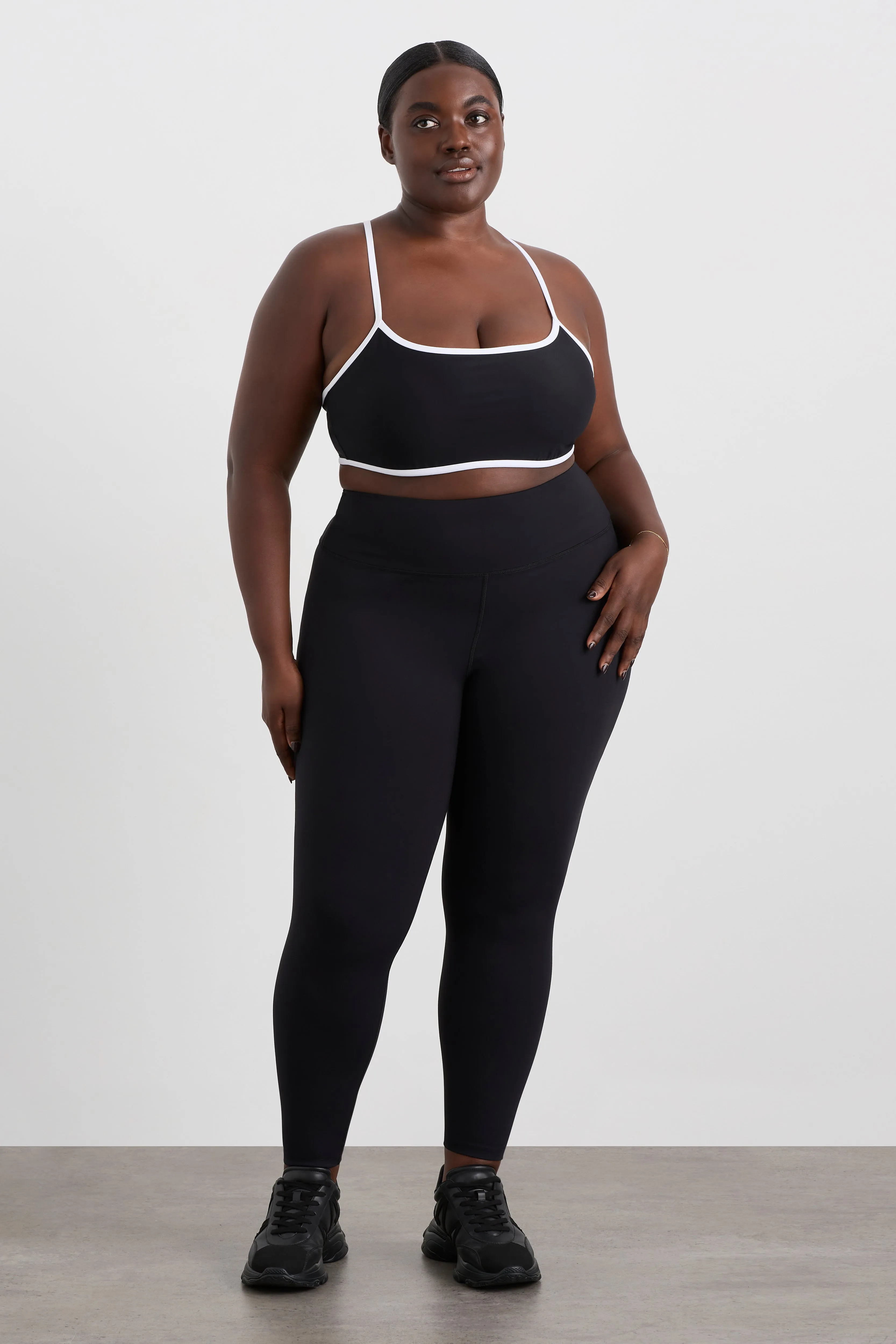 Contrast Bind Sports Bra 307