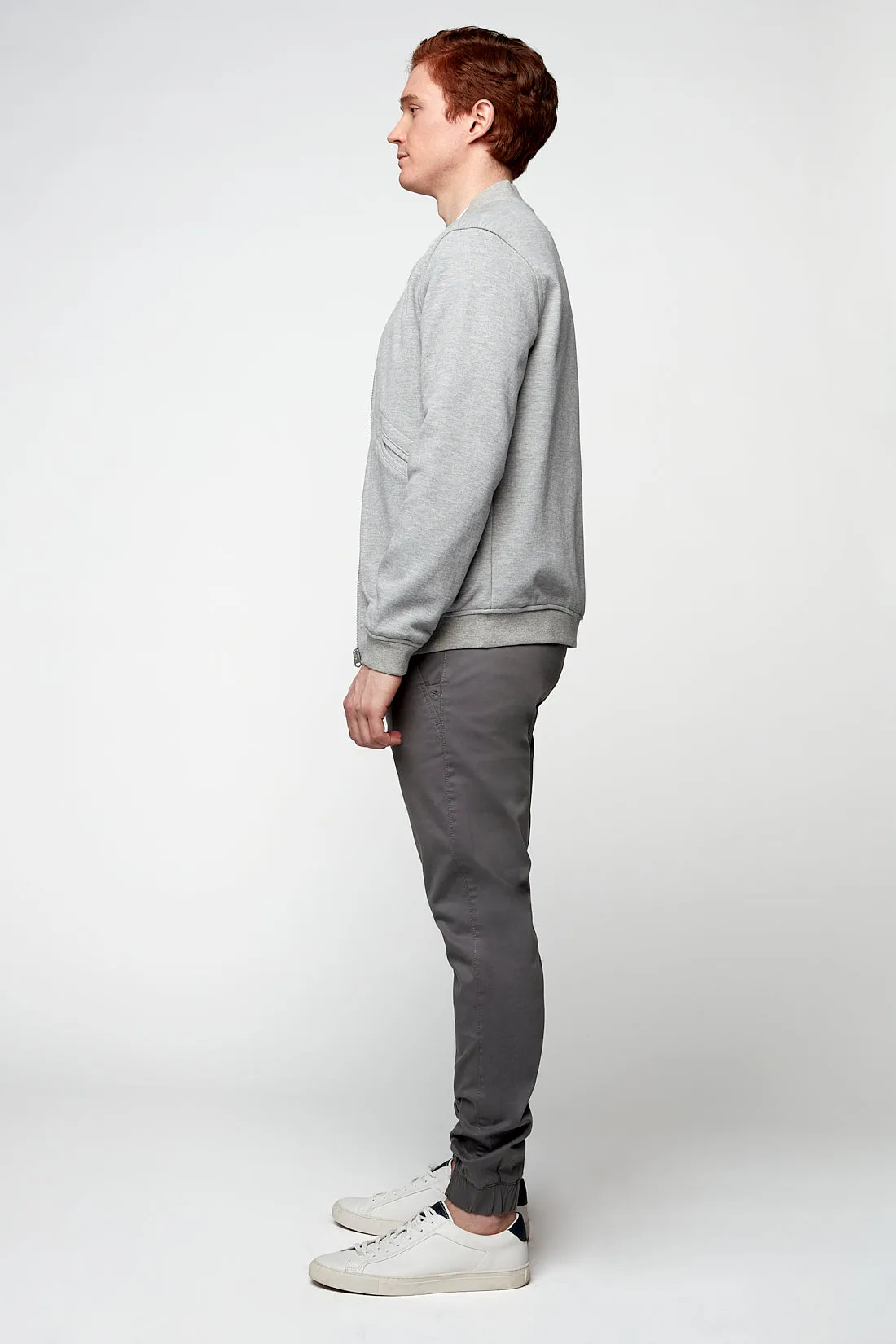 COOPER -  Slim Fit Chino Jogger - Dark Grey