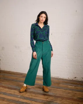 Cord Trousers in Forest Green