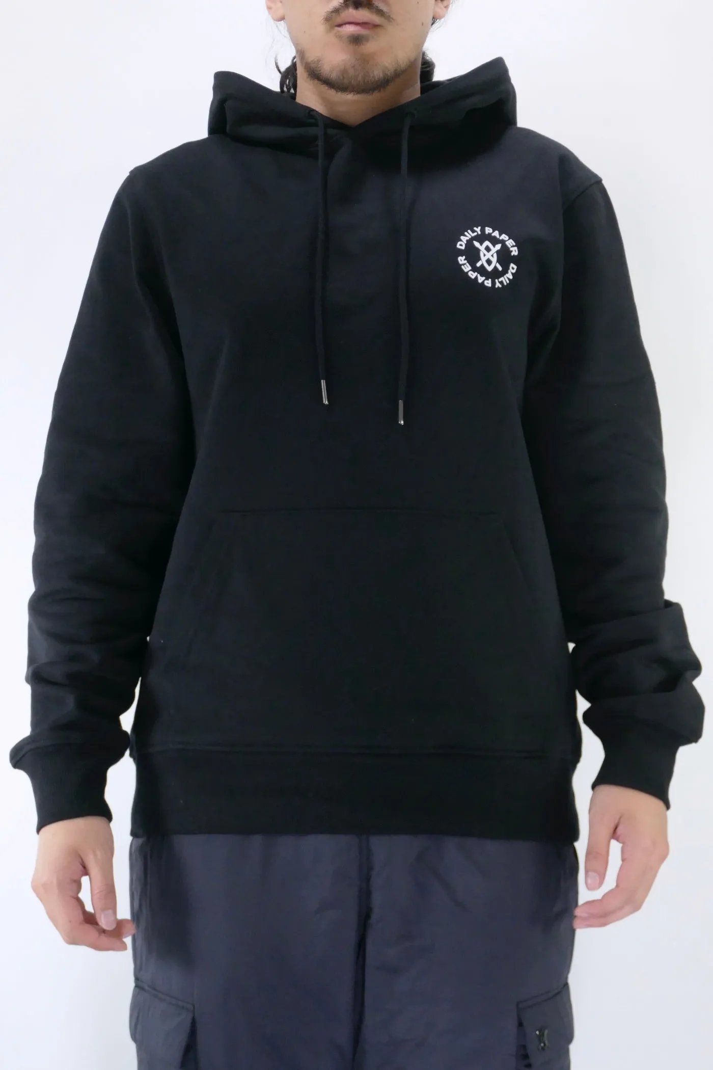 Daily Paper Circle Logo Hoodie - Black