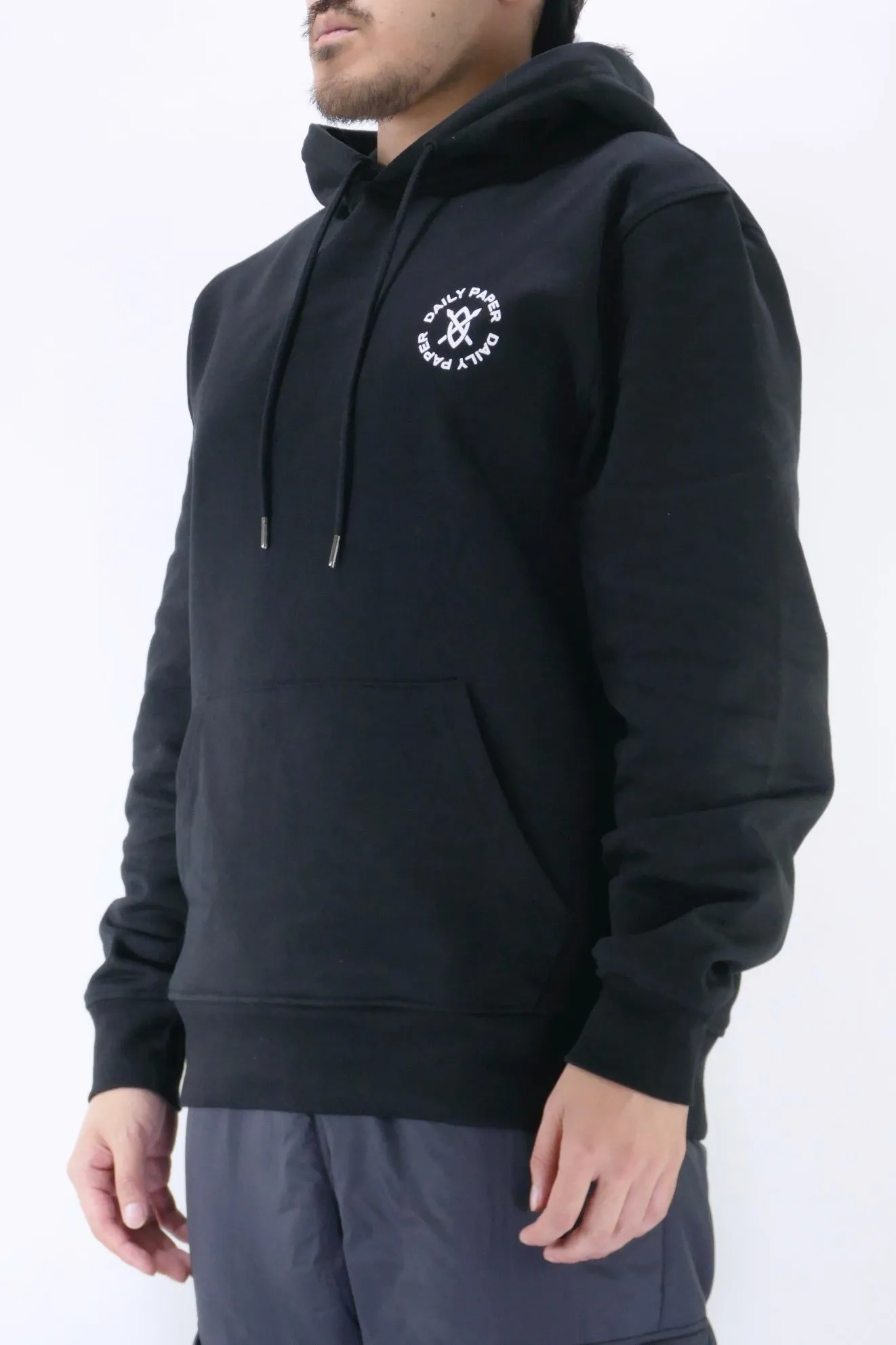 Daily Paper Circle Logo Hoodie - Black