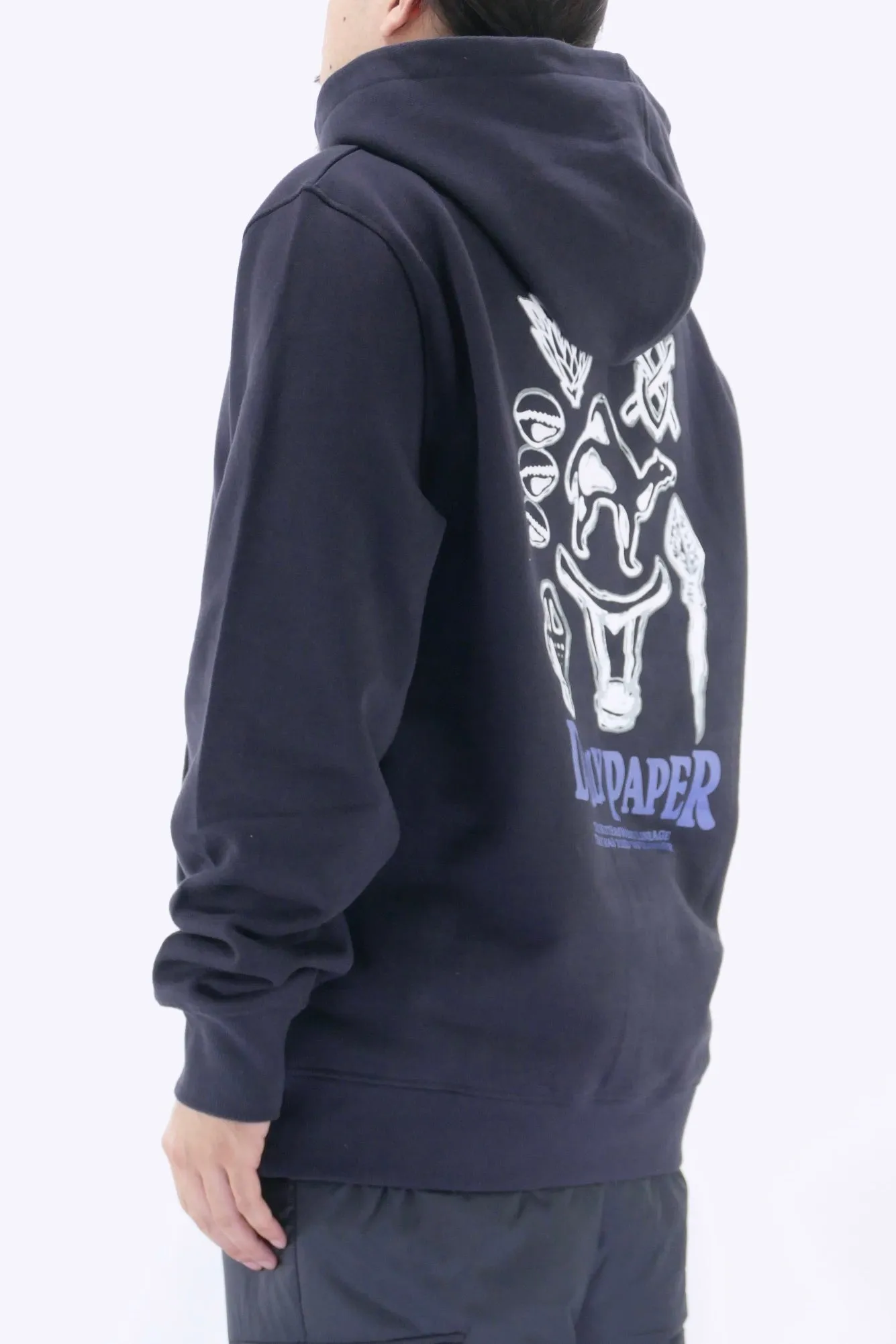 Daily Paper Rami Logo Hoodie - Deep Navy